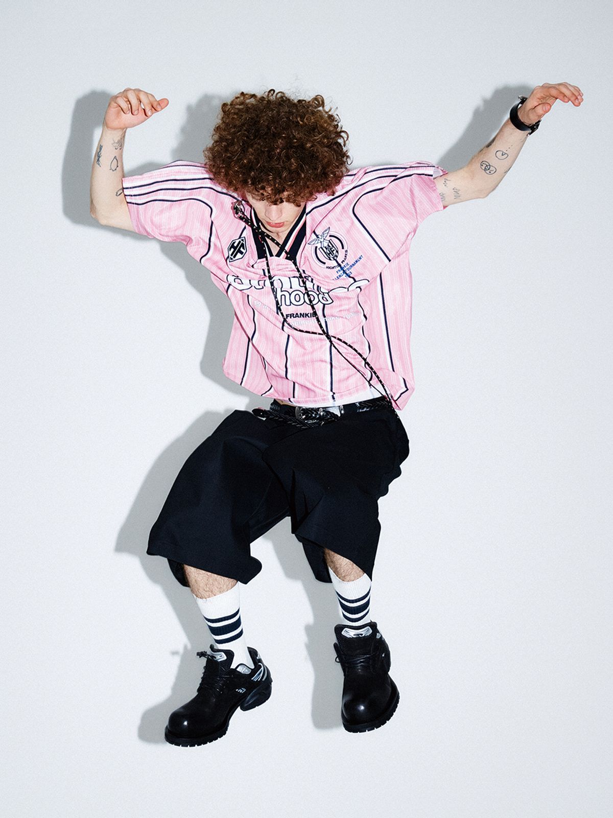 하이타이드 프랭키(HIGHTIDEFRANKIE) FRANKIE FC JERSEY TSHIRT PINK