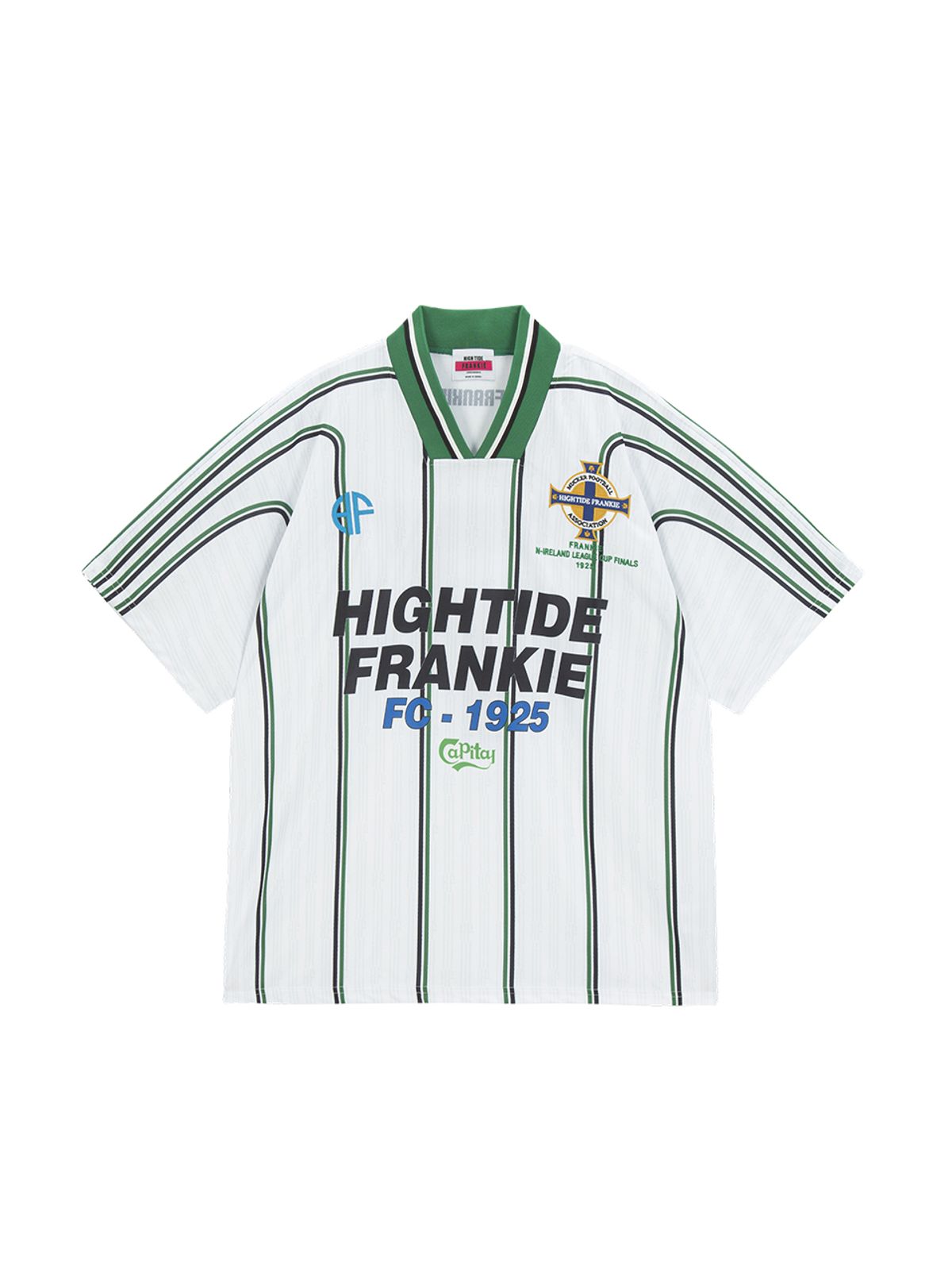 하이타이드 프랭키(HIGHTIDEFRANKIE) FRANKIE FC JERSEY TSHIRT WHITE