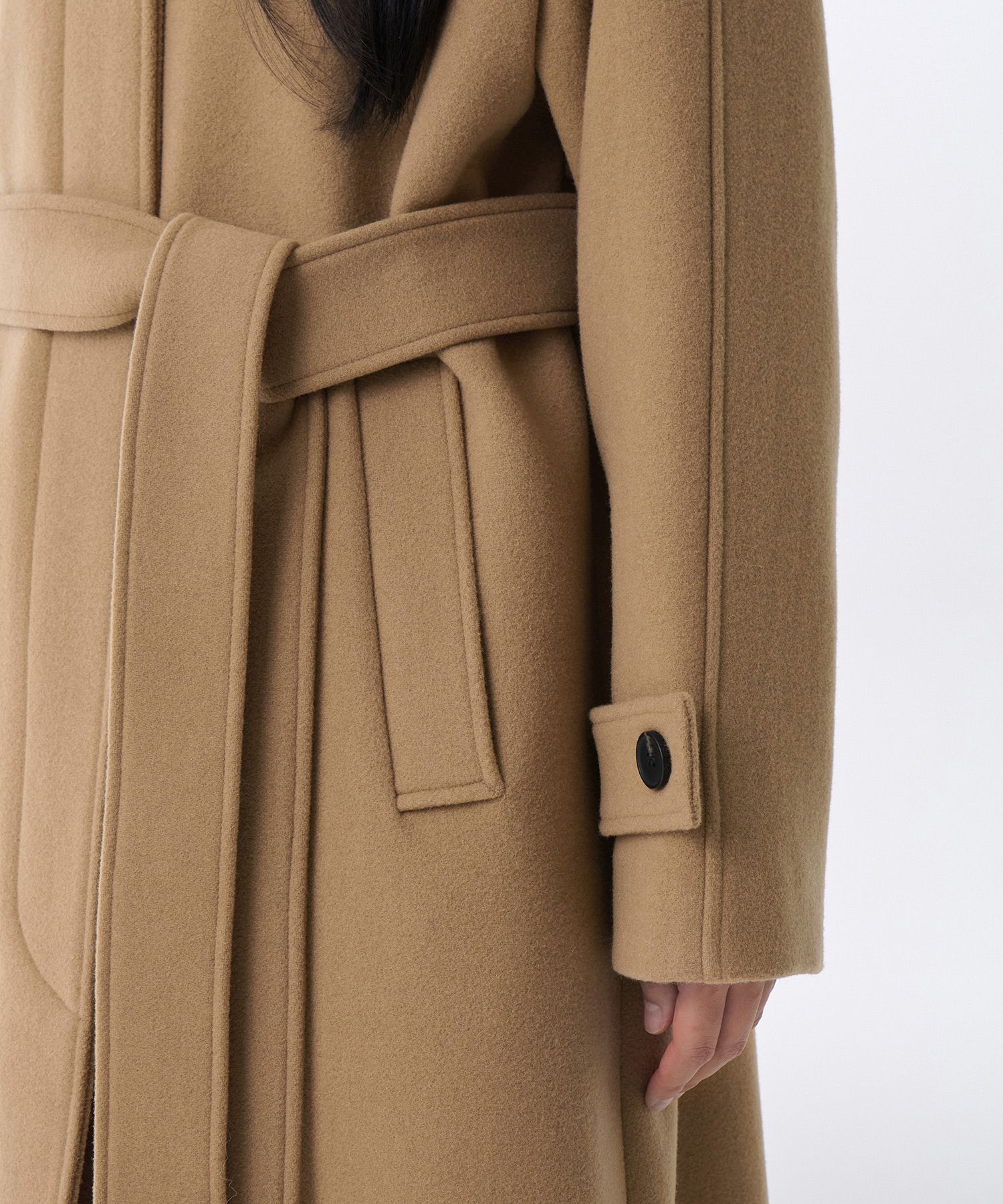 コート MUSINSA STANDARD Women's Cashmere Blend Balmacan Robe Coat D MUSINSA | MUSINSA STANDARD WOMAN Women's Cashmere Blend