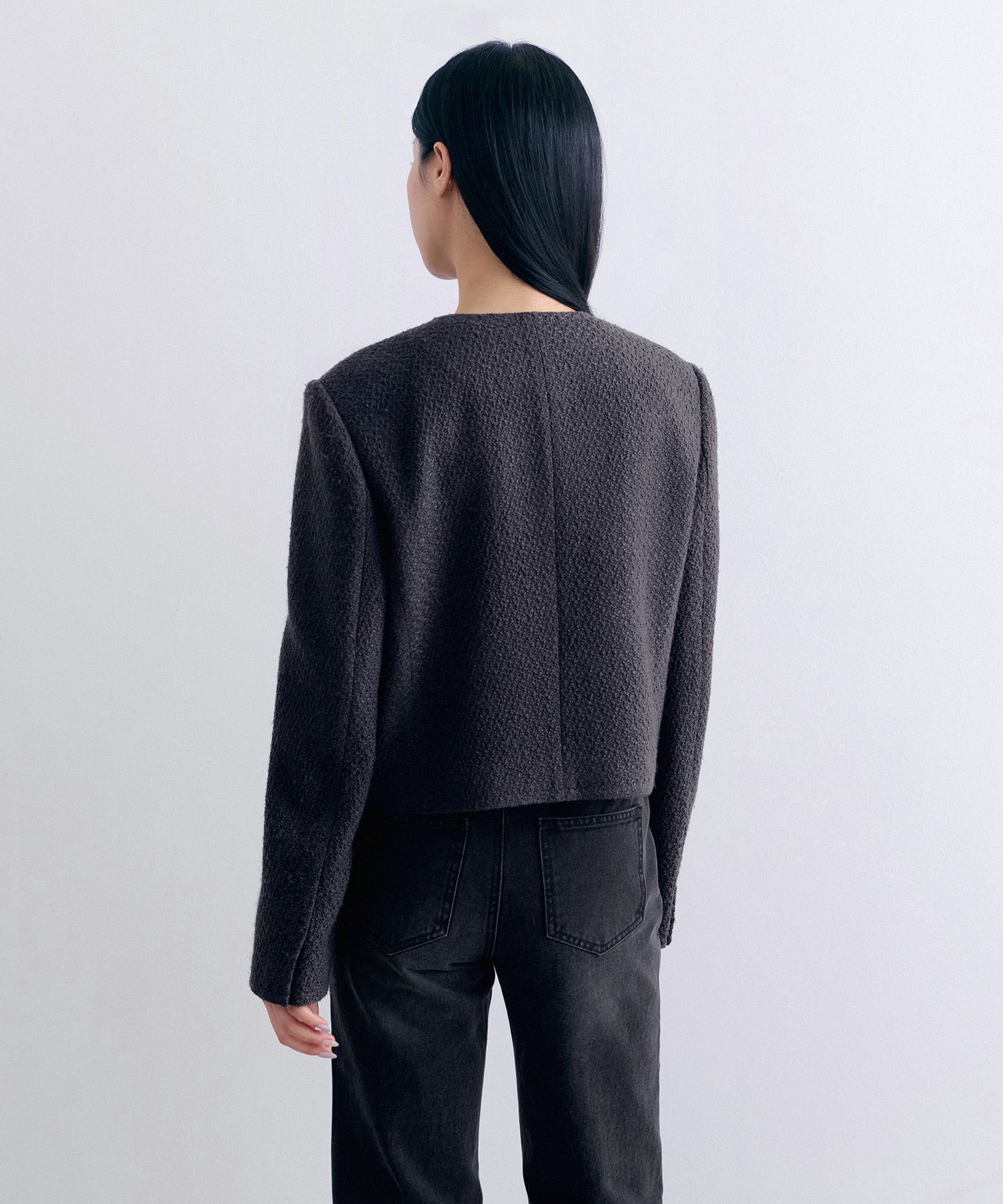 MUSINSA | MUSINSA STANDARD WOMAN Women's Round Neck Tweed
