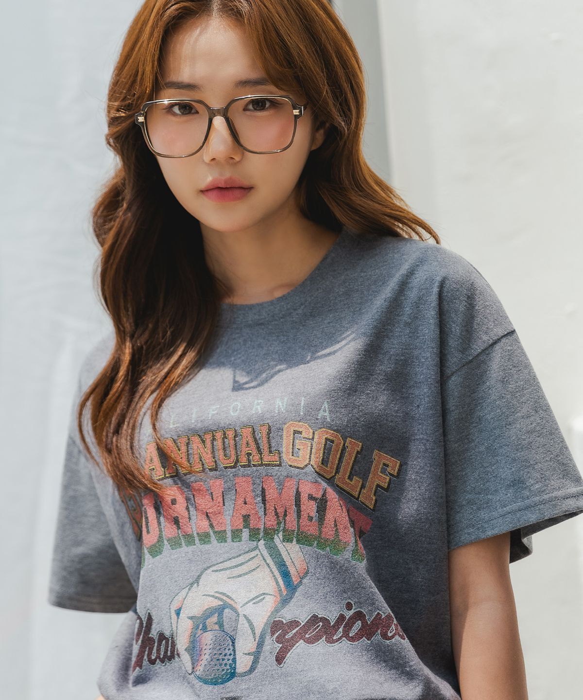앨빈클로(ALVINCLO) [피치]TOURNAMENT GOLF 오버핏 반팔티 AST4578 (6 COLOR)