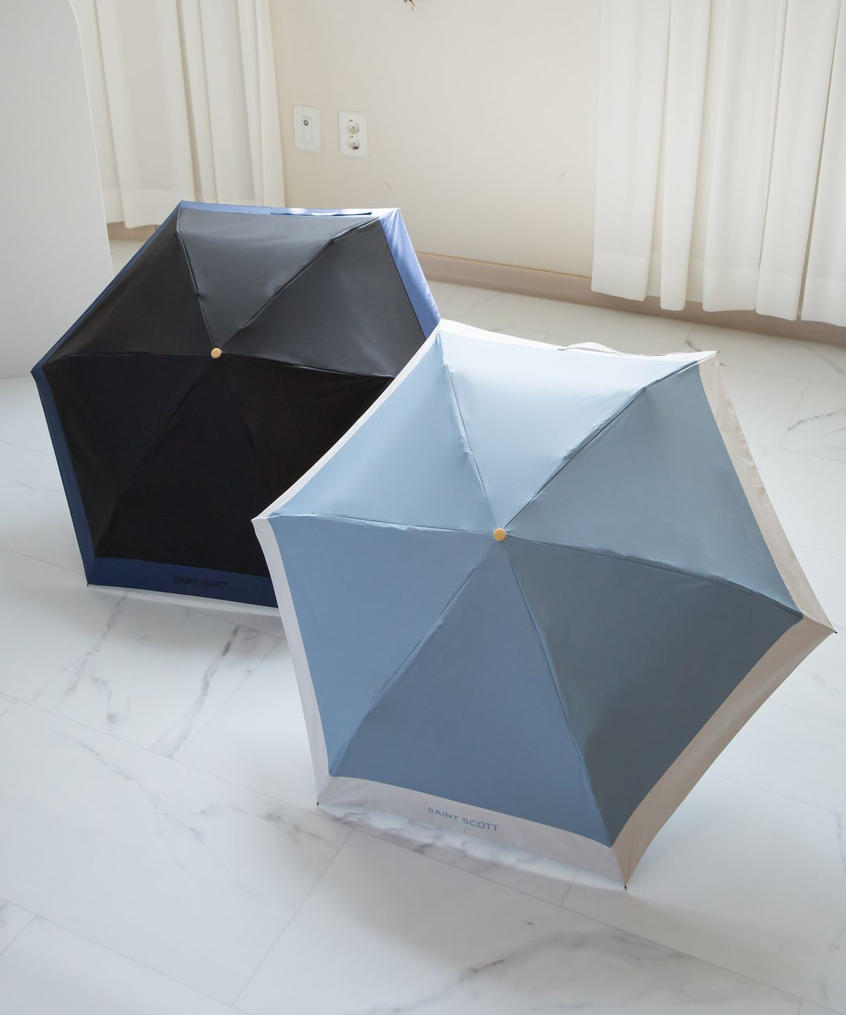 세인트스코트 우산(SAINT SCOTT UMBRELLA) 3단 레이어 슬림 암막 우양산 - 6COLOR