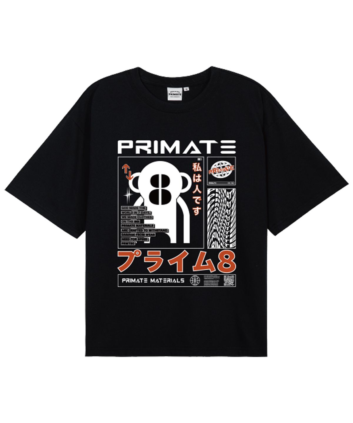 프라임에이트(PRIMATE) MARSHMELLO 오버핏 반팔티셔츠 10 Colors