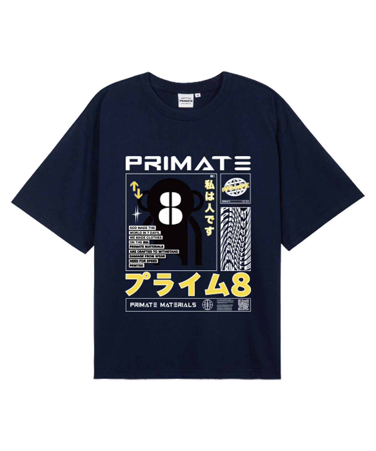 프라임에이트(PRIMATE) MARSHMELLO 오버핏 반팔티셔츠 10 Colors