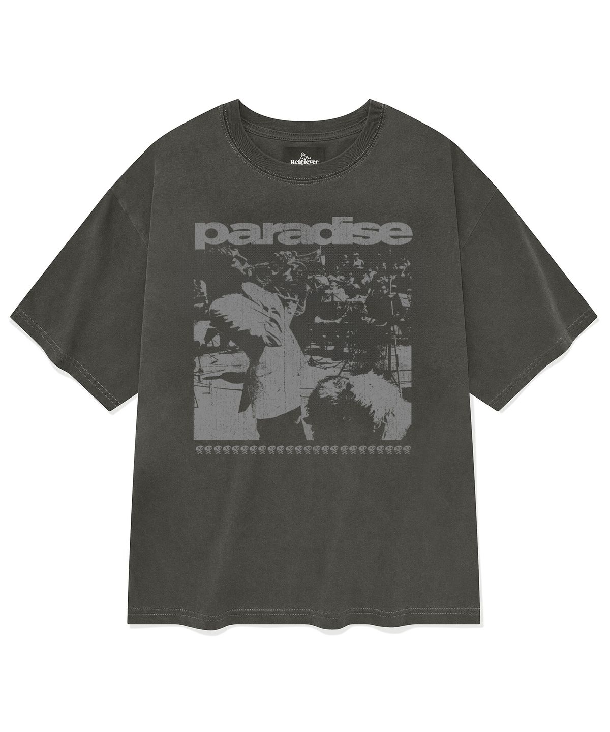 리트리버클럽(RETRIEVER CLUB) PARADISE TEE [PIGMENT BLACK]