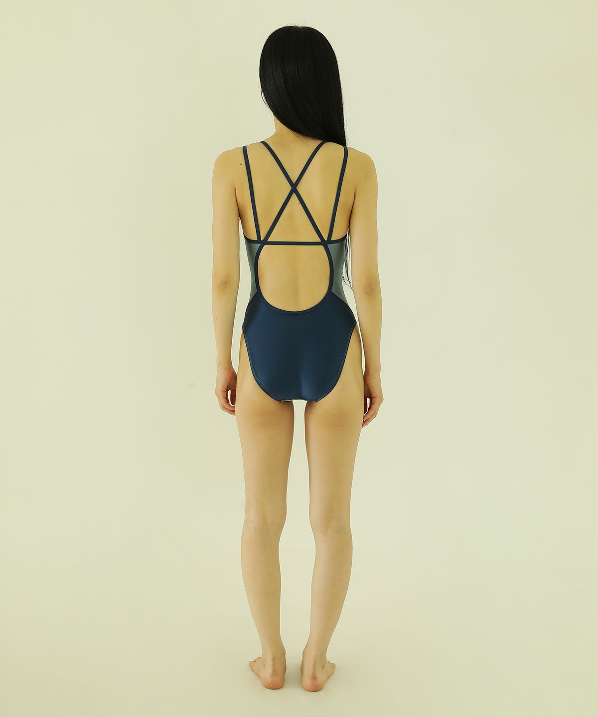 테티스서울(TETHYSSEOUL) TETHYS TWOTONE BRIGHT SWIM_KHAKI