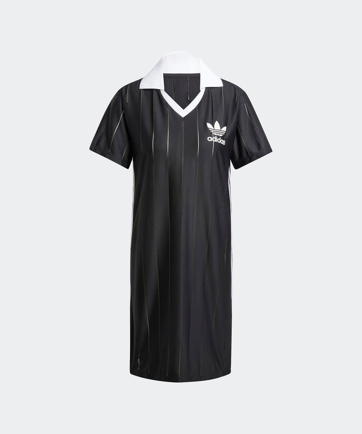아디다스(ADIDAS) 3S 핀스트라이프 드레스 - 블랙 / IX5510