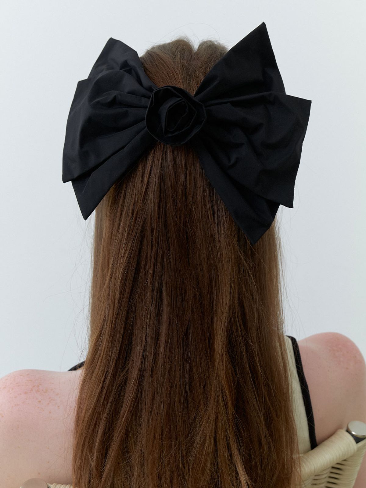 러브미몬스터(LOVE ME MONSTER) Chic Rose Ribbon Hair Pin XL (L242MHA010)