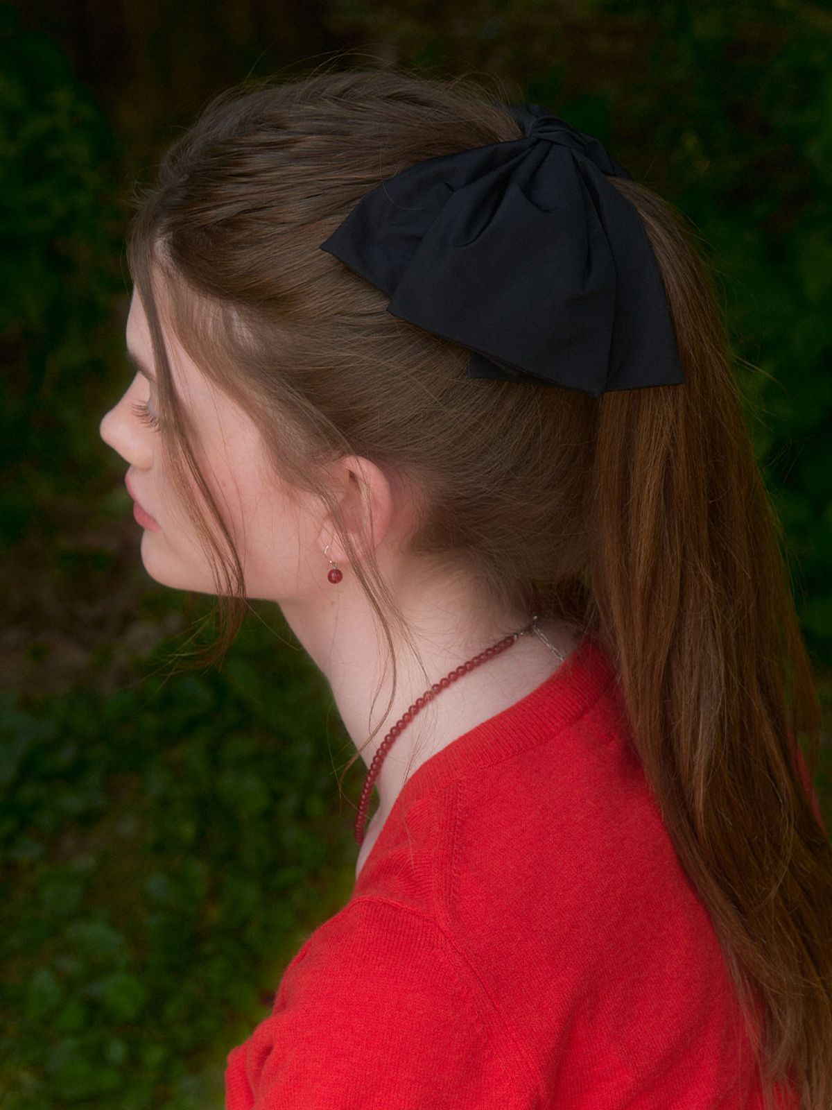 러브미몬스터(LOVE ME MONSTER) Chic Ribbon Hair Pin L (L242MHA030)