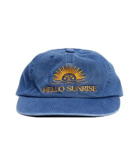 MUSINSA公式 | HELLO SUNRISE Washed OG Logo 6panel Cap_Ocean Blue