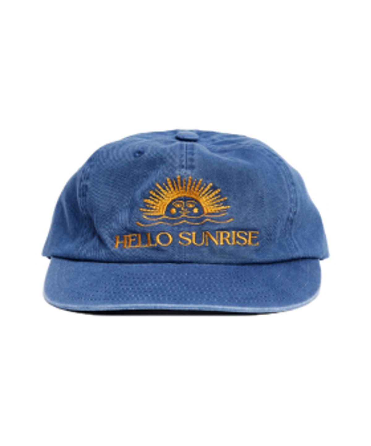 헬로 선라이즈(HELLO SUNRISE) Washed OG Logo 6panel Cap_Ocean Blue