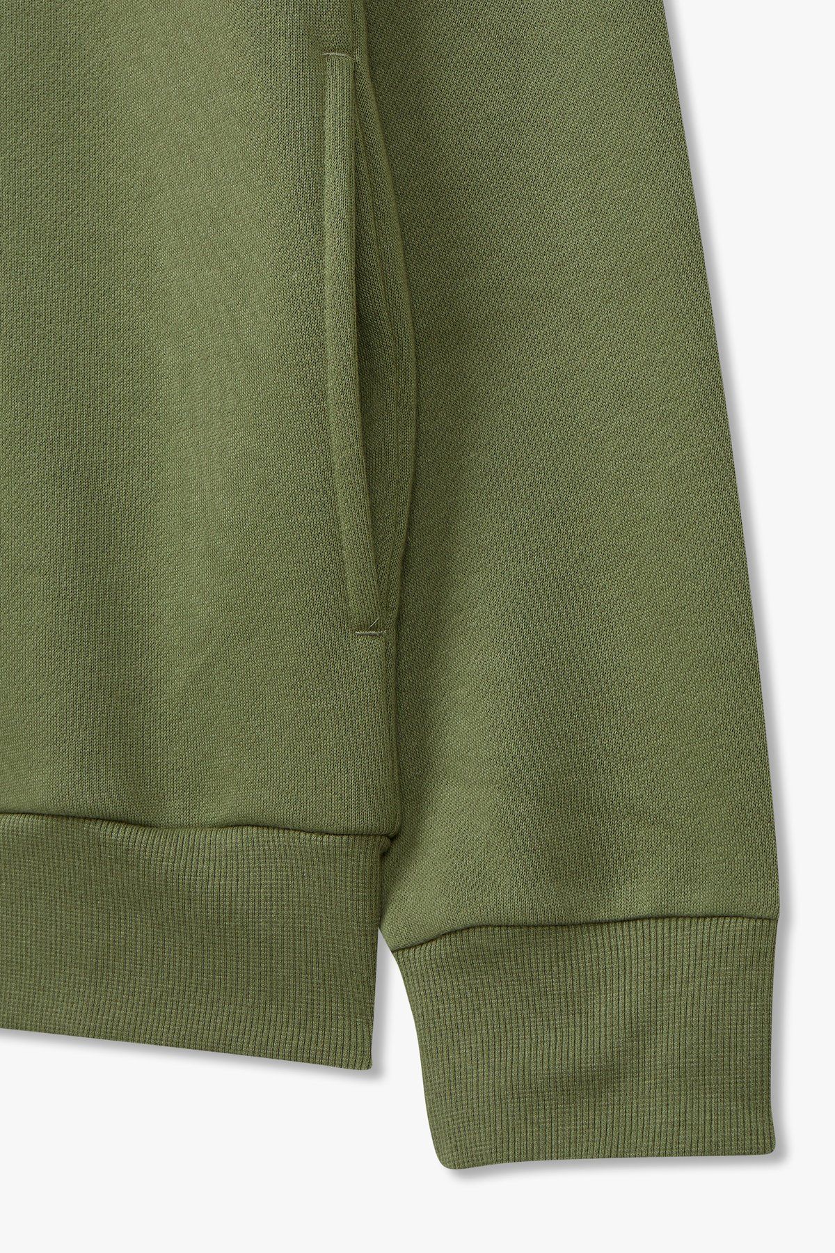 엠포리오 아르마니 언더웨어(EMPORIO ARMANI UNDERWEAR) 남성 이글 엠브로이더리 라운지 후드 집업 _그린_0814338003