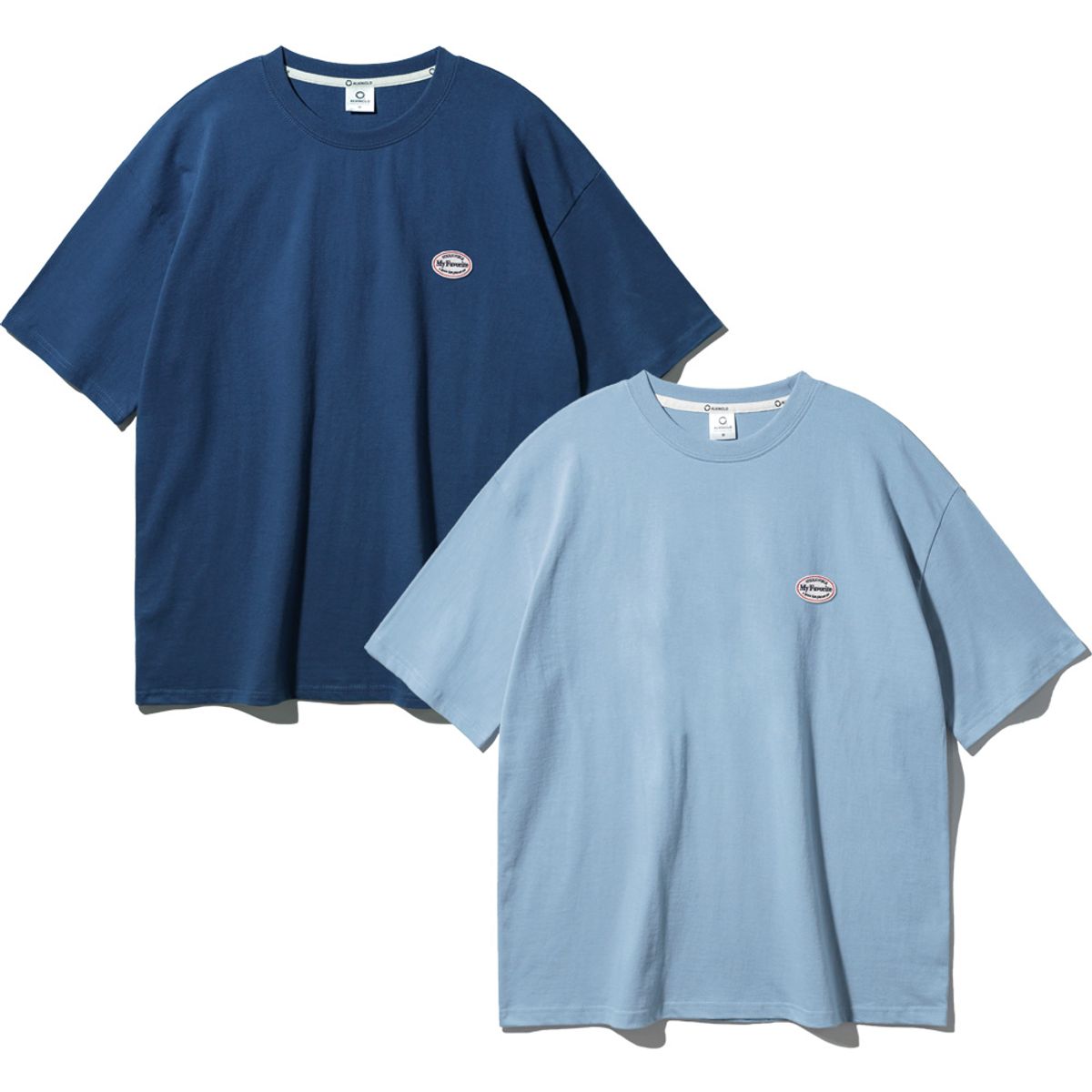 앨빈클로(ALVINCLO) [2PACK] WAPPEN 오버핏 반팔티 2종