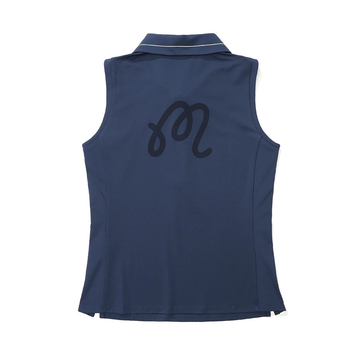 말본 골프(MALBON GOLF) 베이직 카라 슬리브리스 NAVY (WOMAN)