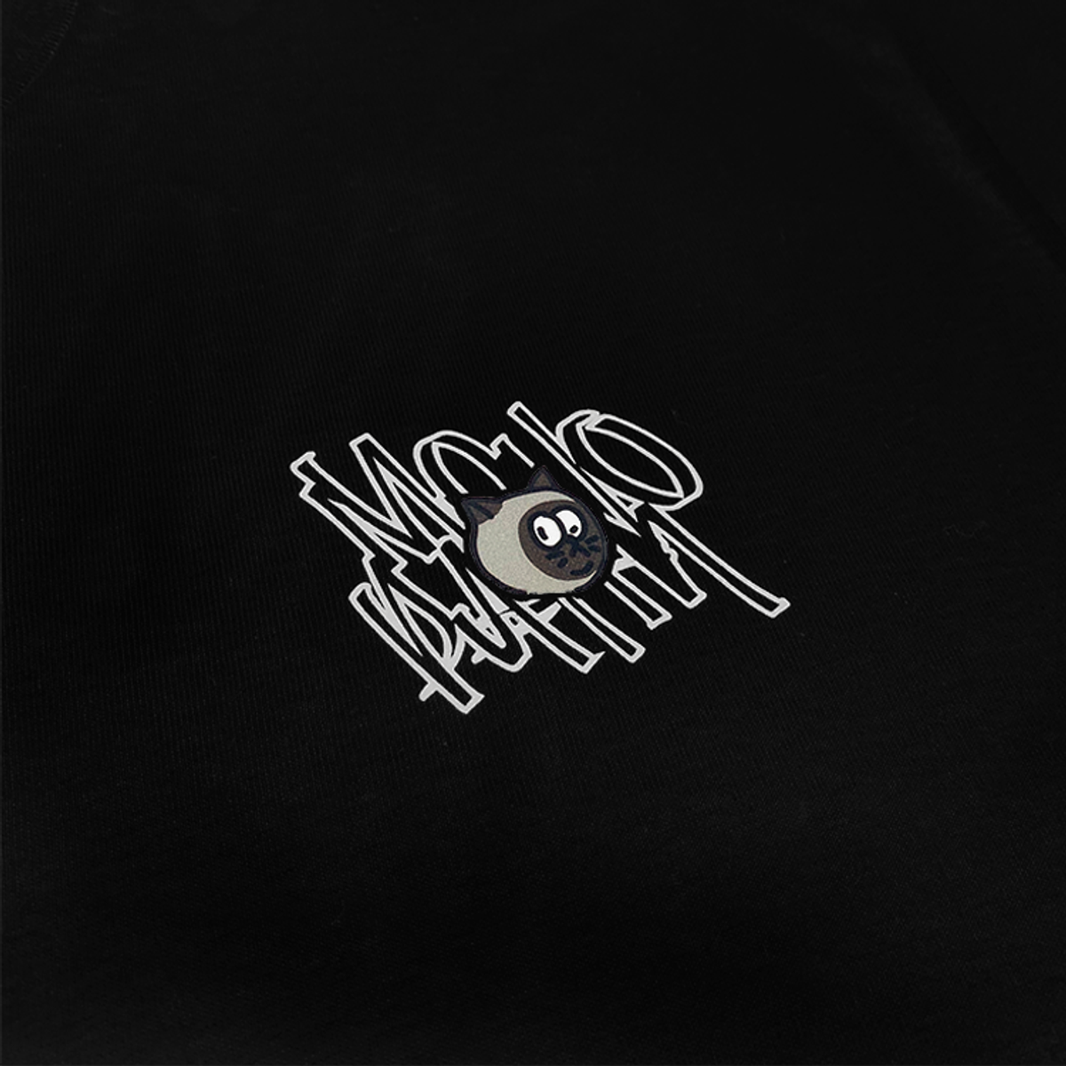 모노파틴(MONOPATIN) tms snow-E push off heavy weight t-shirt - bk