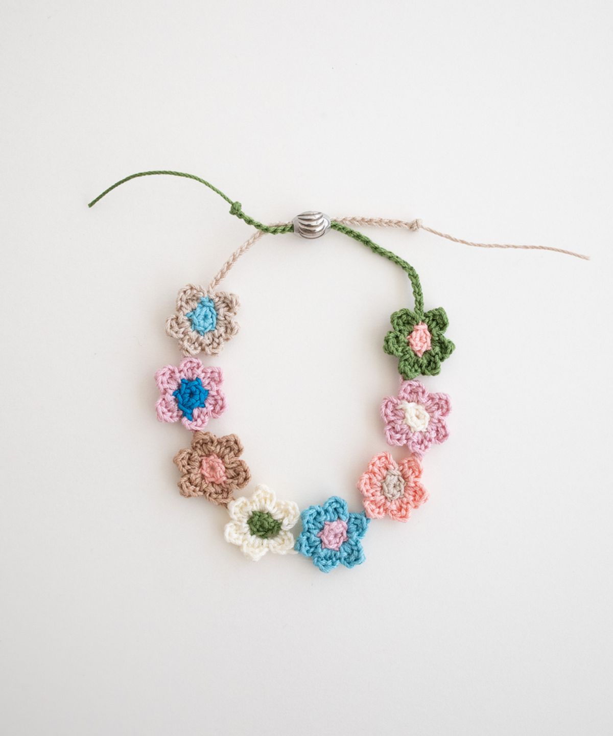 메리모티브(MERRYMOTIVE) Vintage flower garden crochet bracelet