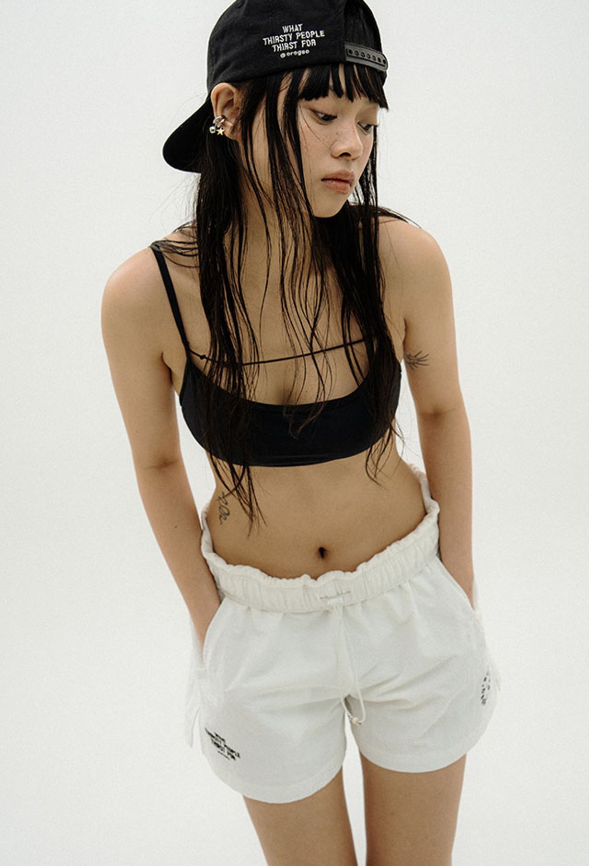 오로지(OROGEE) SAPPHIRE BLACK BIKIINI TOP