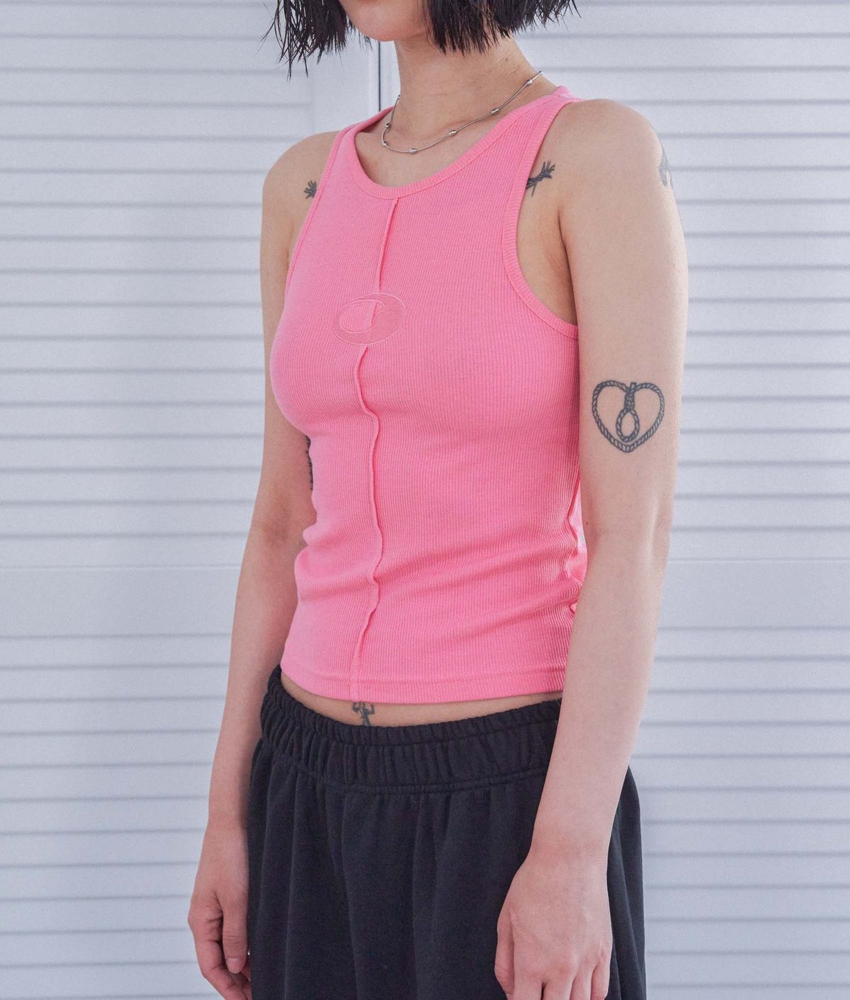 비피피(BFEEP) half logo sleeves_pink