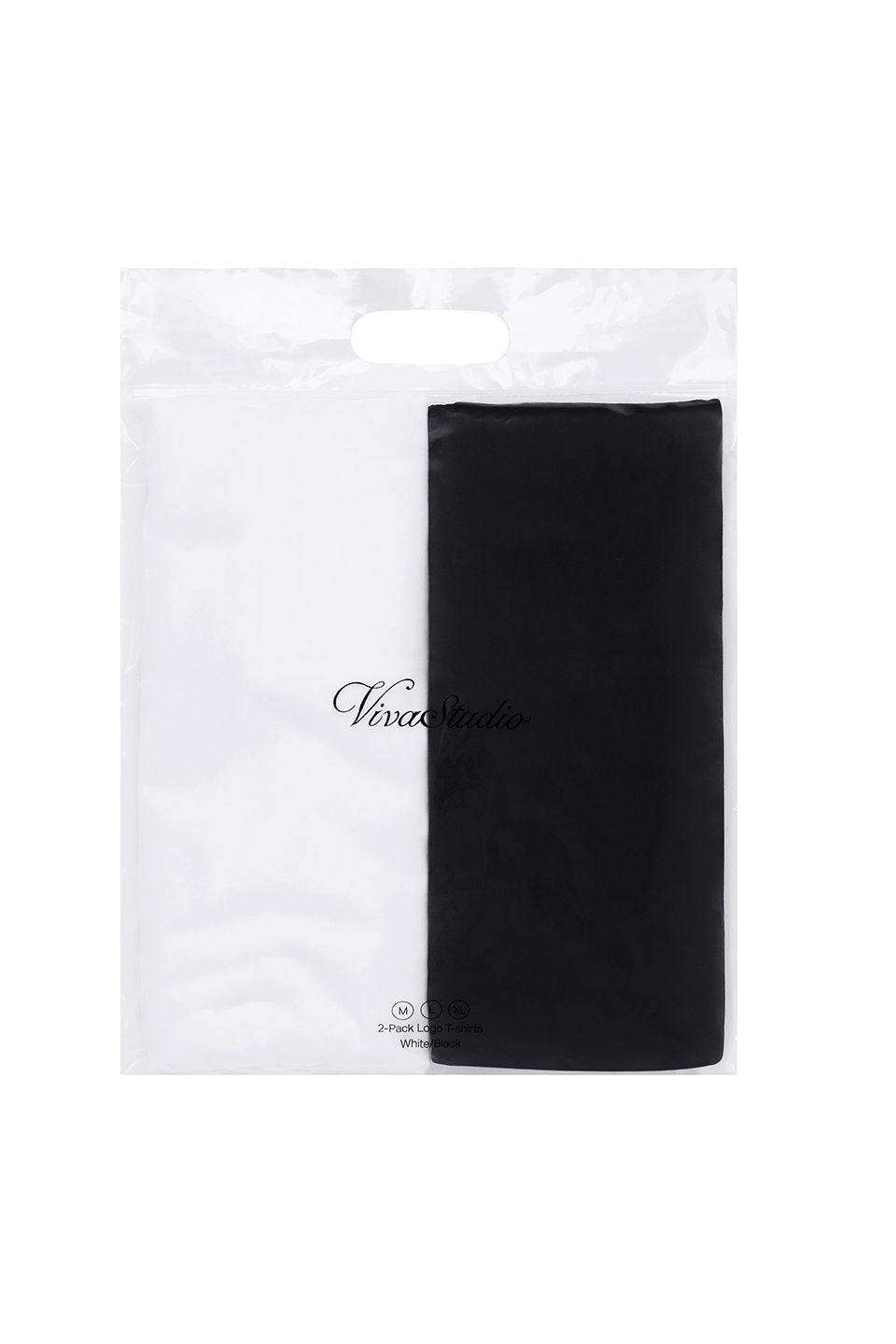 MUSINSA公式 | VIVASTUDIO CURSIVE LOGO T SHIRT 2PACK [WHITE