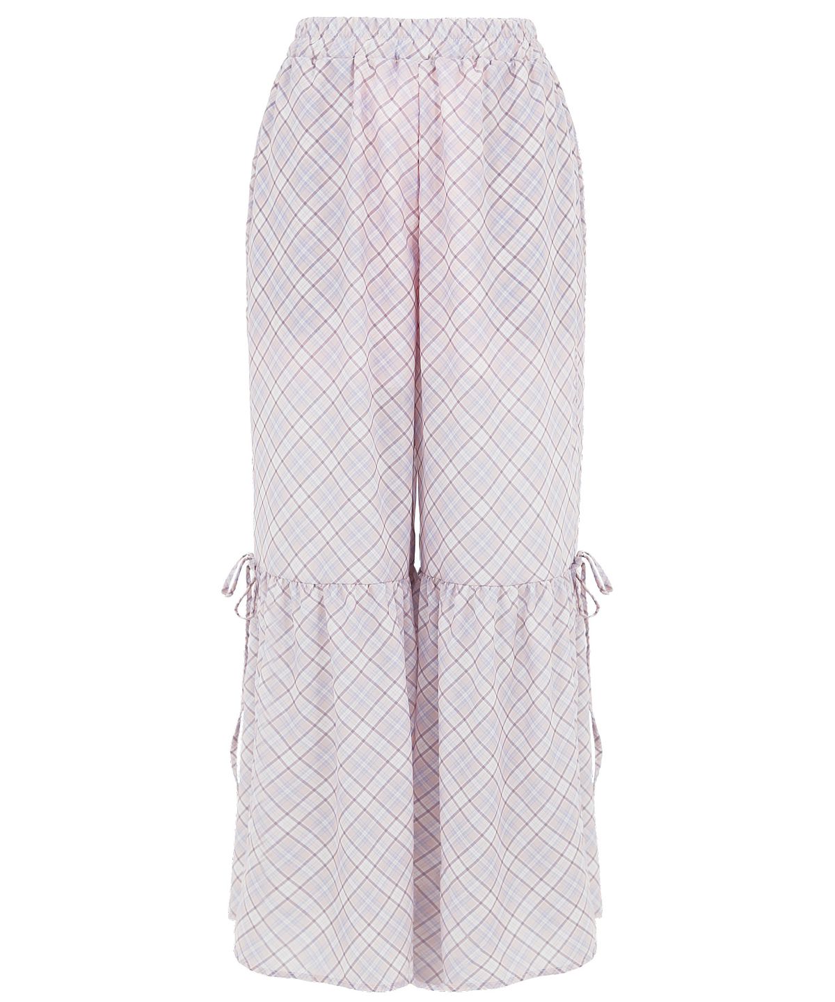 플라즈마스페어(PLASMA SPHERE) CHECK PANTS IN PINK (체크 셔링 팬츠)