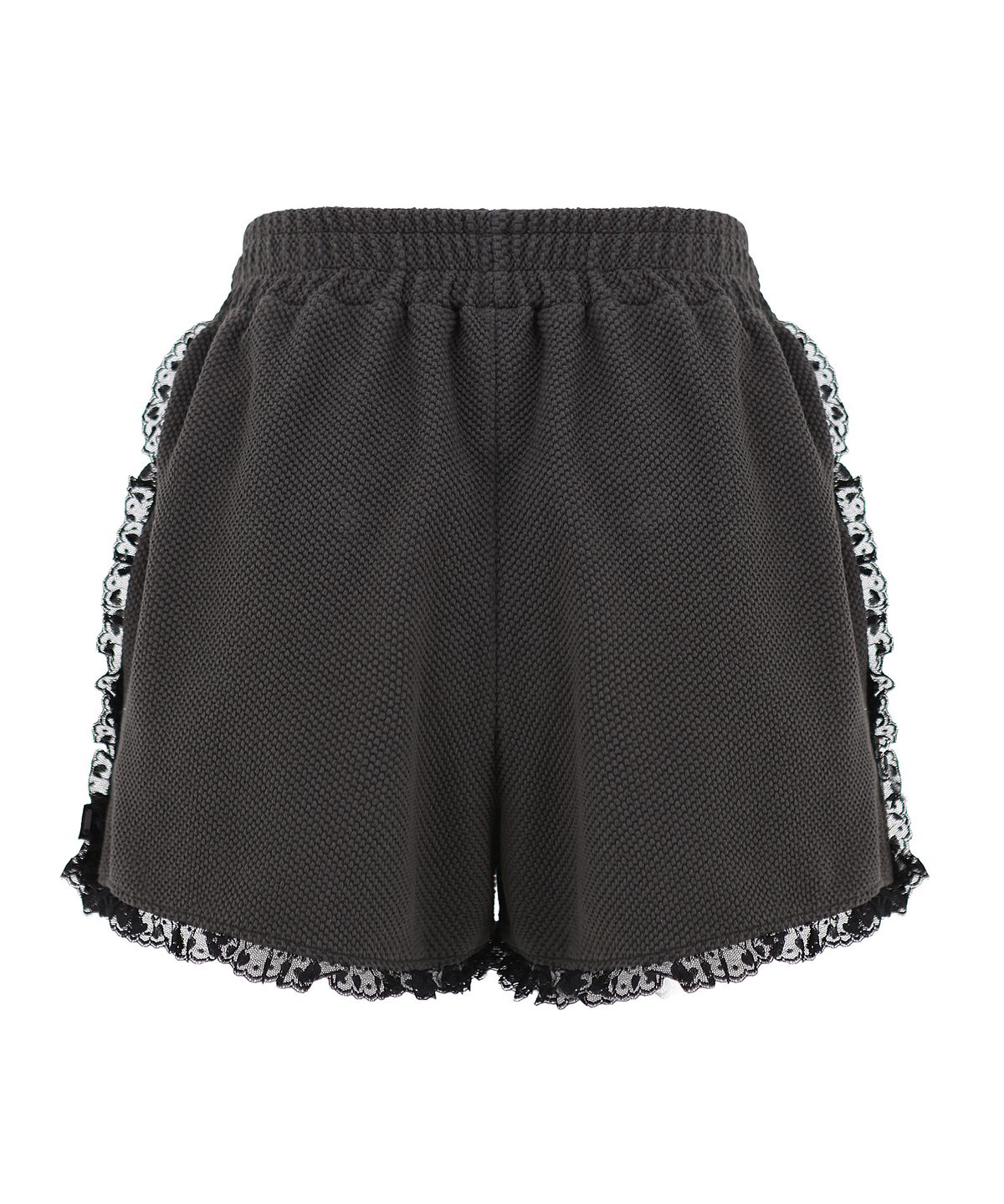 플라즈마스페어(PLASMA SPHERE) CUTE SHORTS IN DARK GREY (레이스 포인트 쇼츠)