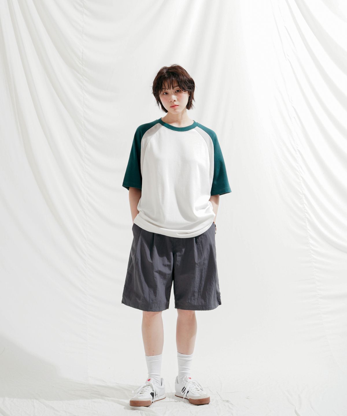 제멋(JEMUT) 이지썸머 나일론 하프팬츠 차콜 OYSP2566