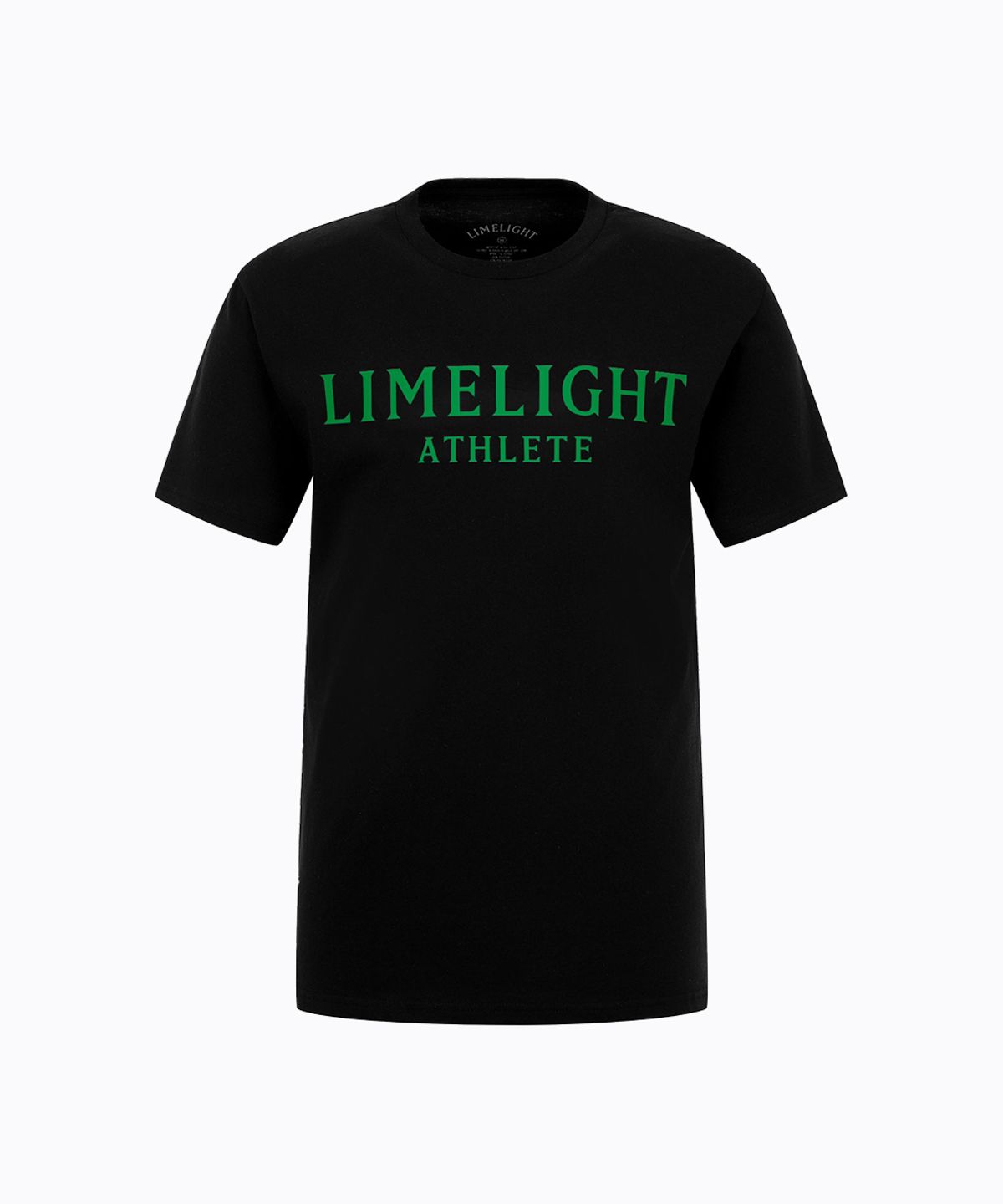 라임라잇 어패럴(LIMELIGHT APPAREL) 애슬릿 티셔츠 (블랙/그린)