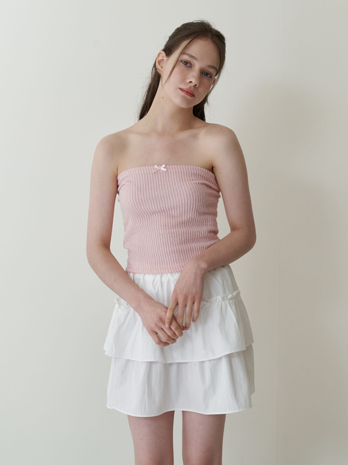 카인더베이비(KINDABABY) french cancan skirt - white