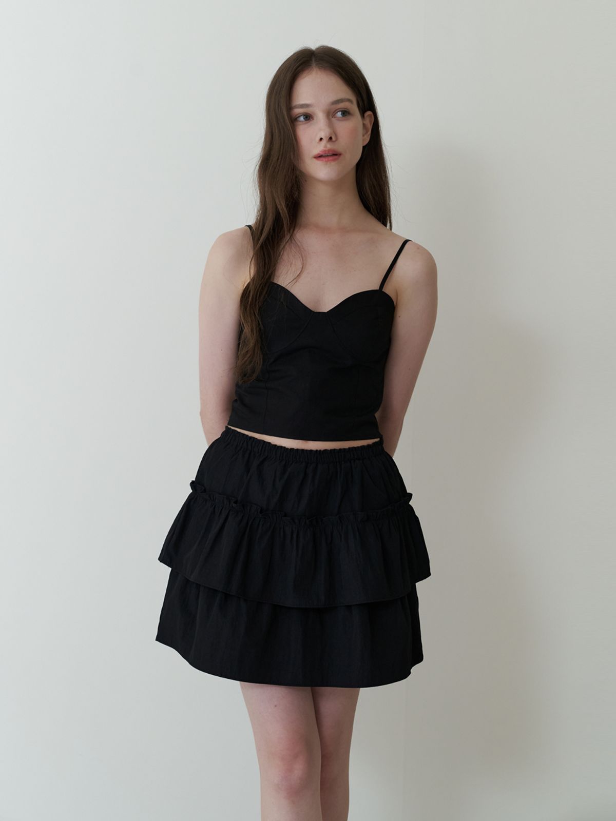 카인더베이비(KINDABABY) french cancan skirt - black