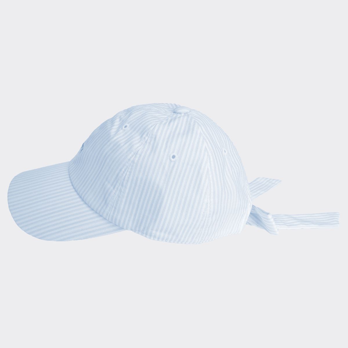 에이오엑스(AOX) aox stripe ribbon ball cap blue