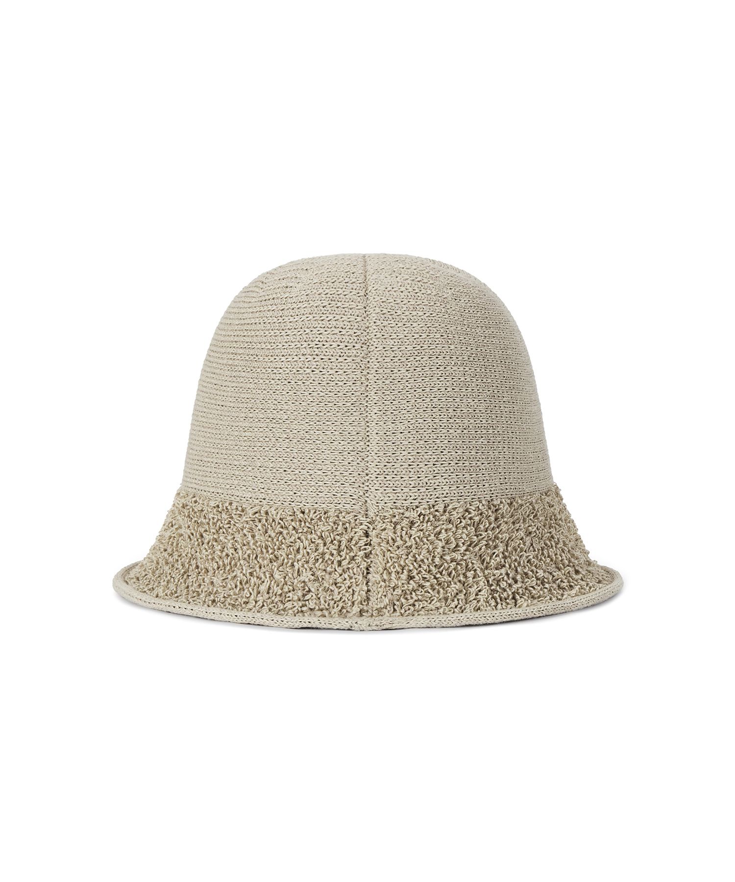 MUSINSA | VARZAR VA patch towel bucket hat beige