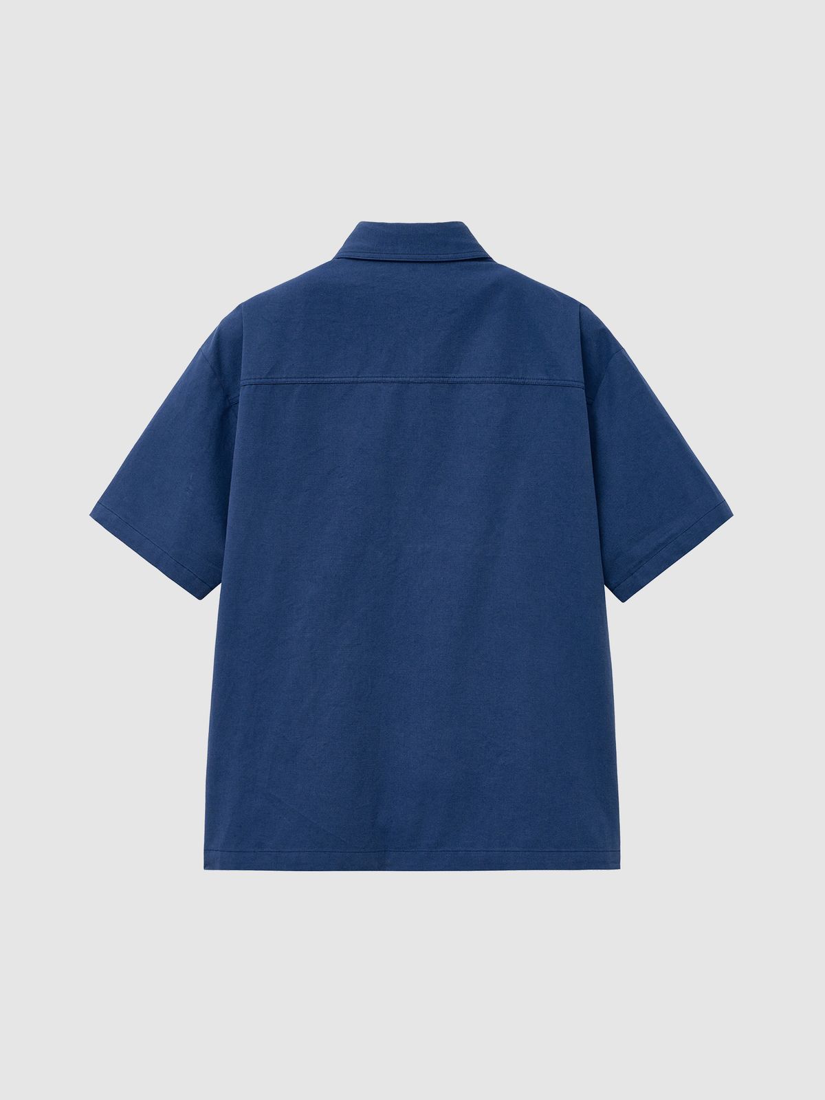 탭루덴스(TABBLUDENS) Utility Short Sleeve Shirt_Blue