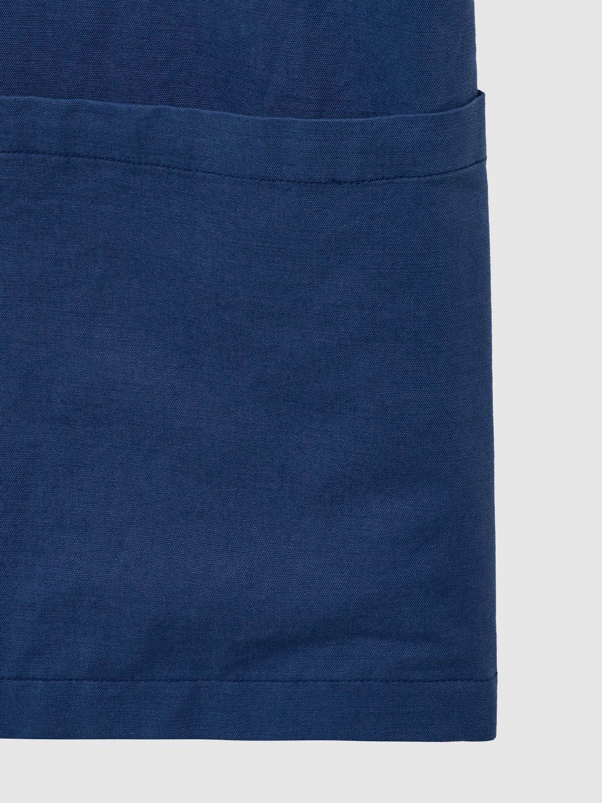 탭루덴스(TABBLUDENS) Utility Short Sleeve Shirt_Blue
