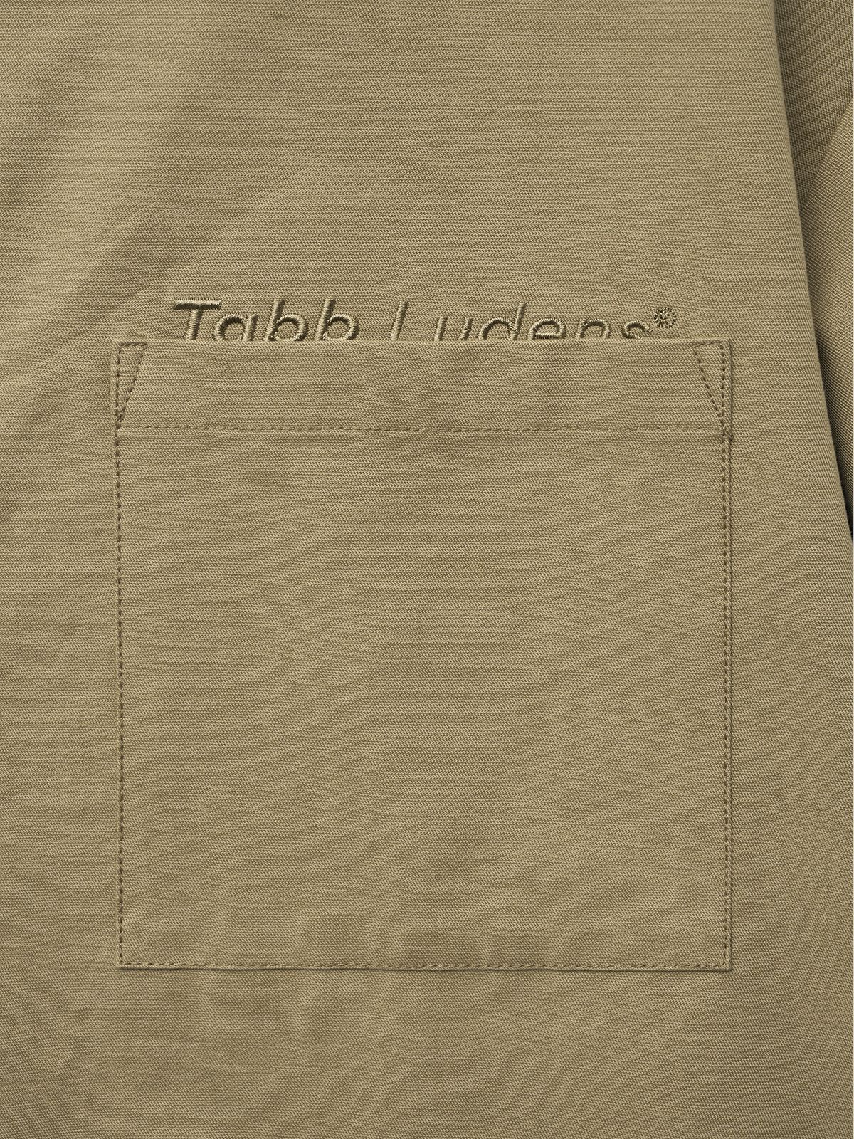 탭루덴스(TABBLUDENS) Utility Short Sleeve Shirt_Beige