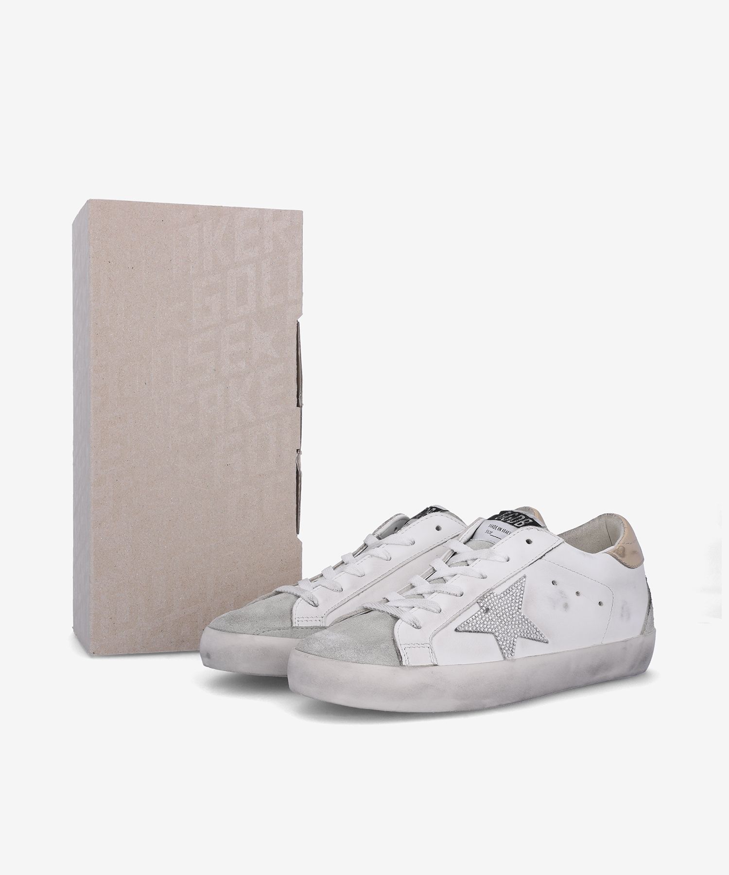 ★Golden Goose★ Superstar Gold Tab Sneakers ★ White:Ice MUSINSA | GOLDEN GOOSE Superstar Gold Tab Sneakers - White