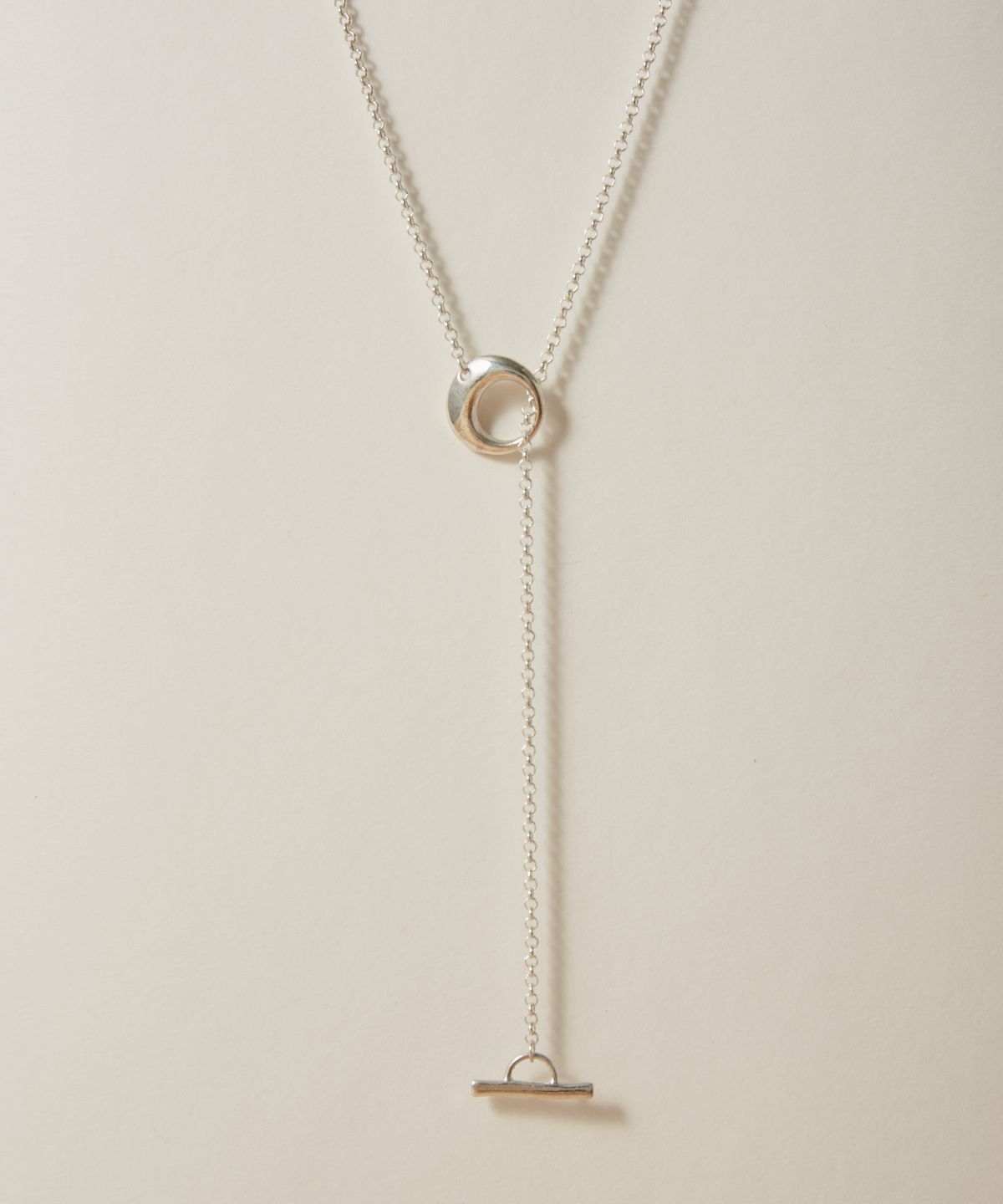 노비스도쿄(NOVICE TOKYO) 맨텔 라리에트 목걸이 Mantel Lariat Necklace［Silver925］