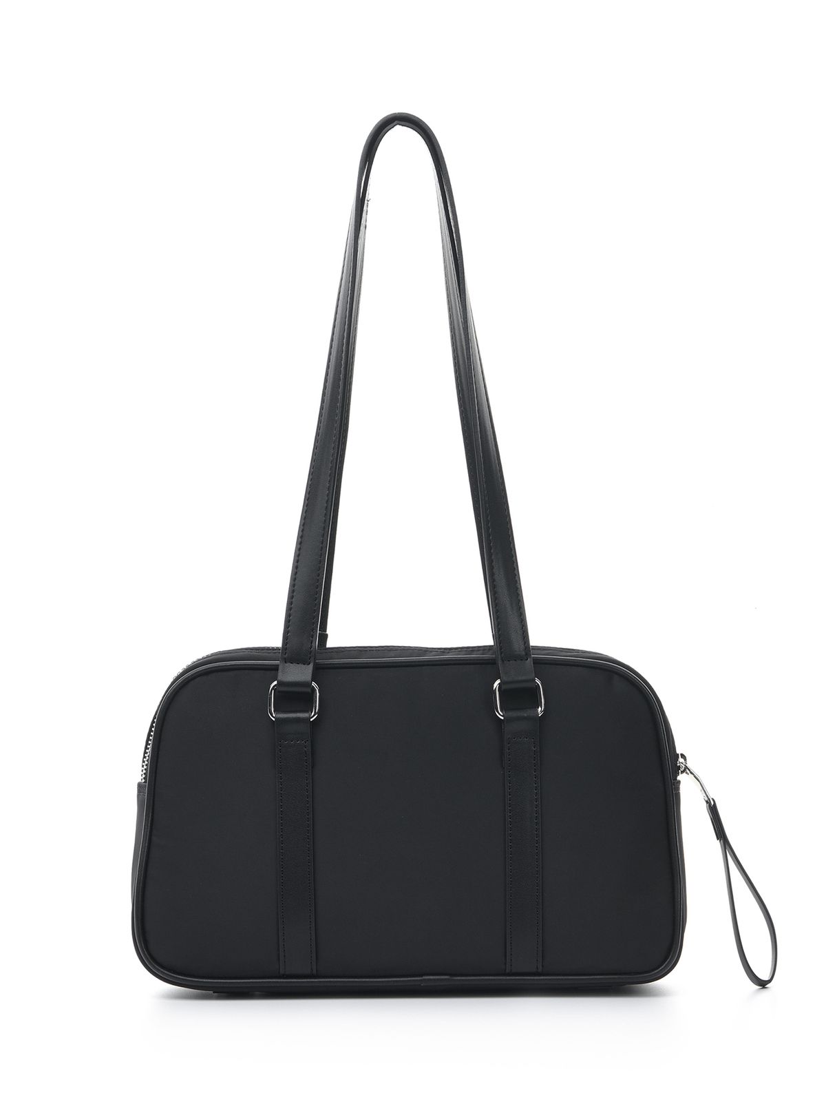닉앤니콜(NICK&NICOLE) CRYSTAL NYLON MINI BOSTON BAG_BLACK