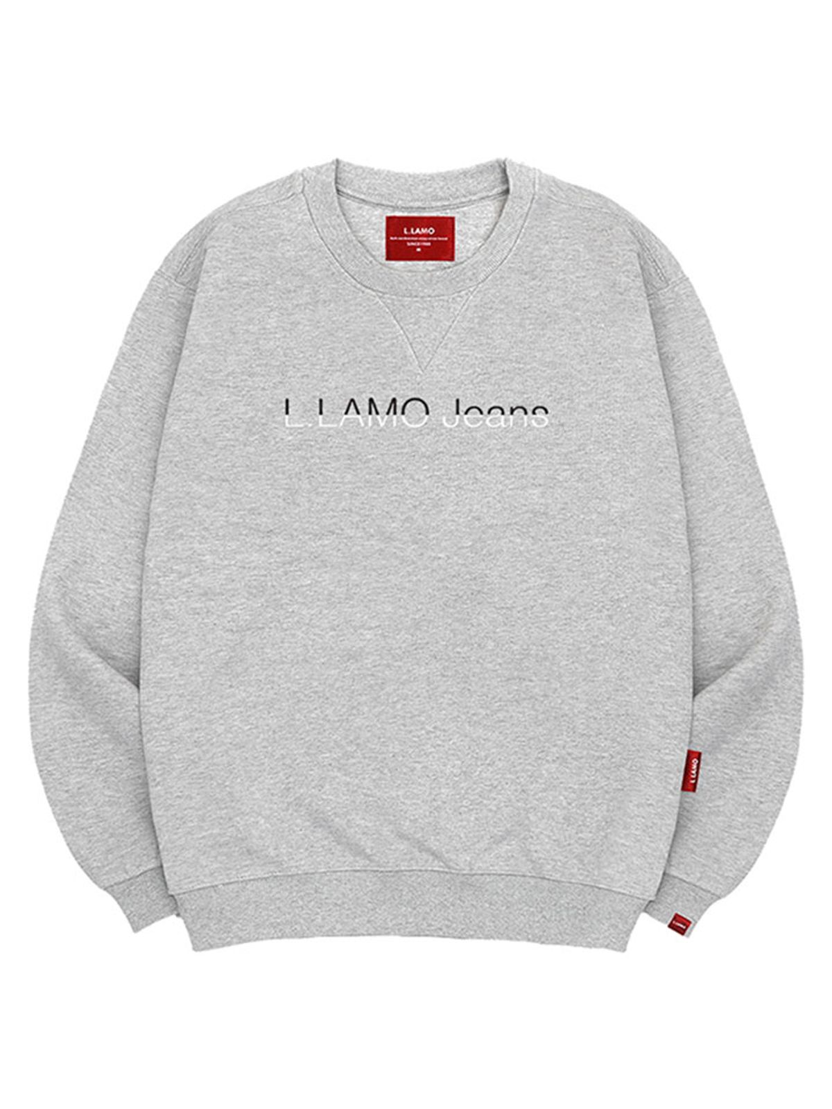 엘라모(LLAMO) 리버설 맨투맨 남녀공용 빅사이즈 S~4XL