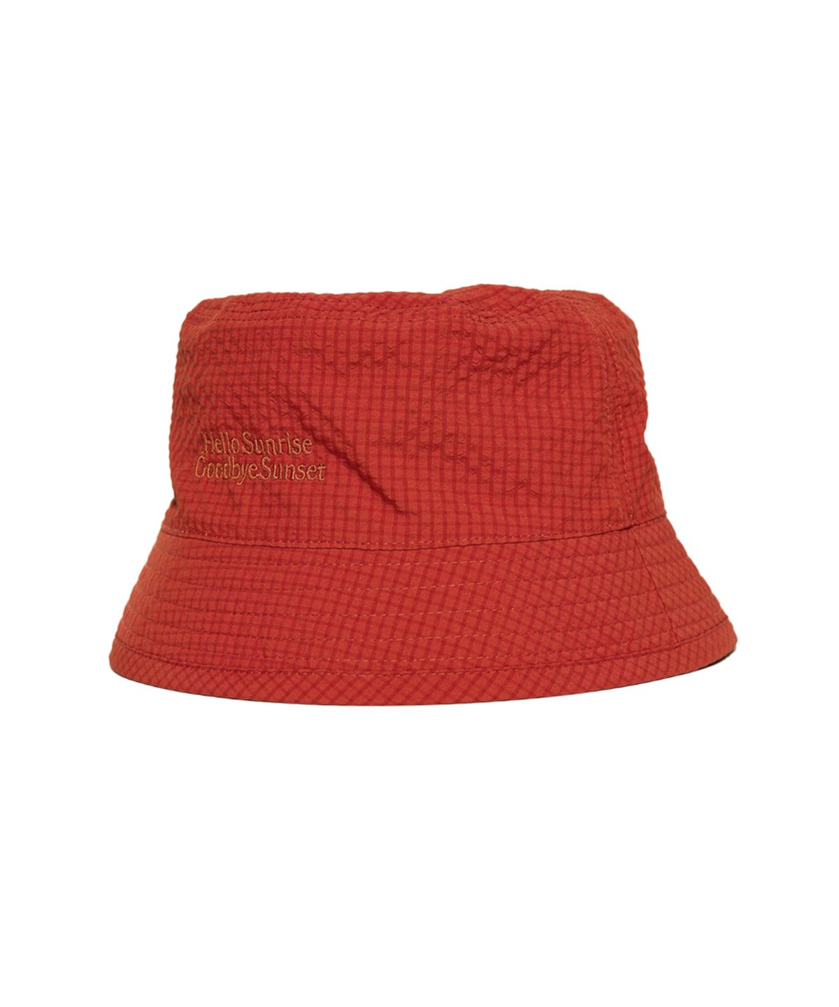 헬로 선라이즈(HELLO SUNRISE) HS Classic Typo Bucket Hat_Red
