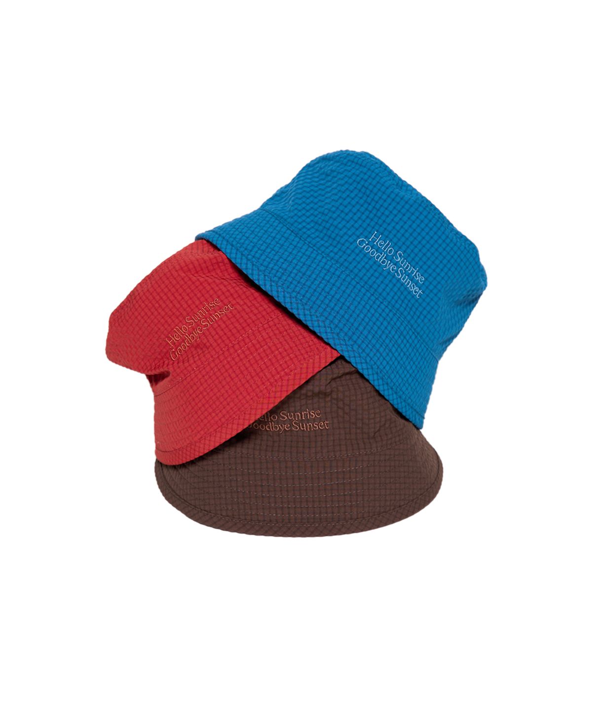 헬로 선라이즈(HELLO SUNRISE) HS Classic Typo Bucket Hat_Teal