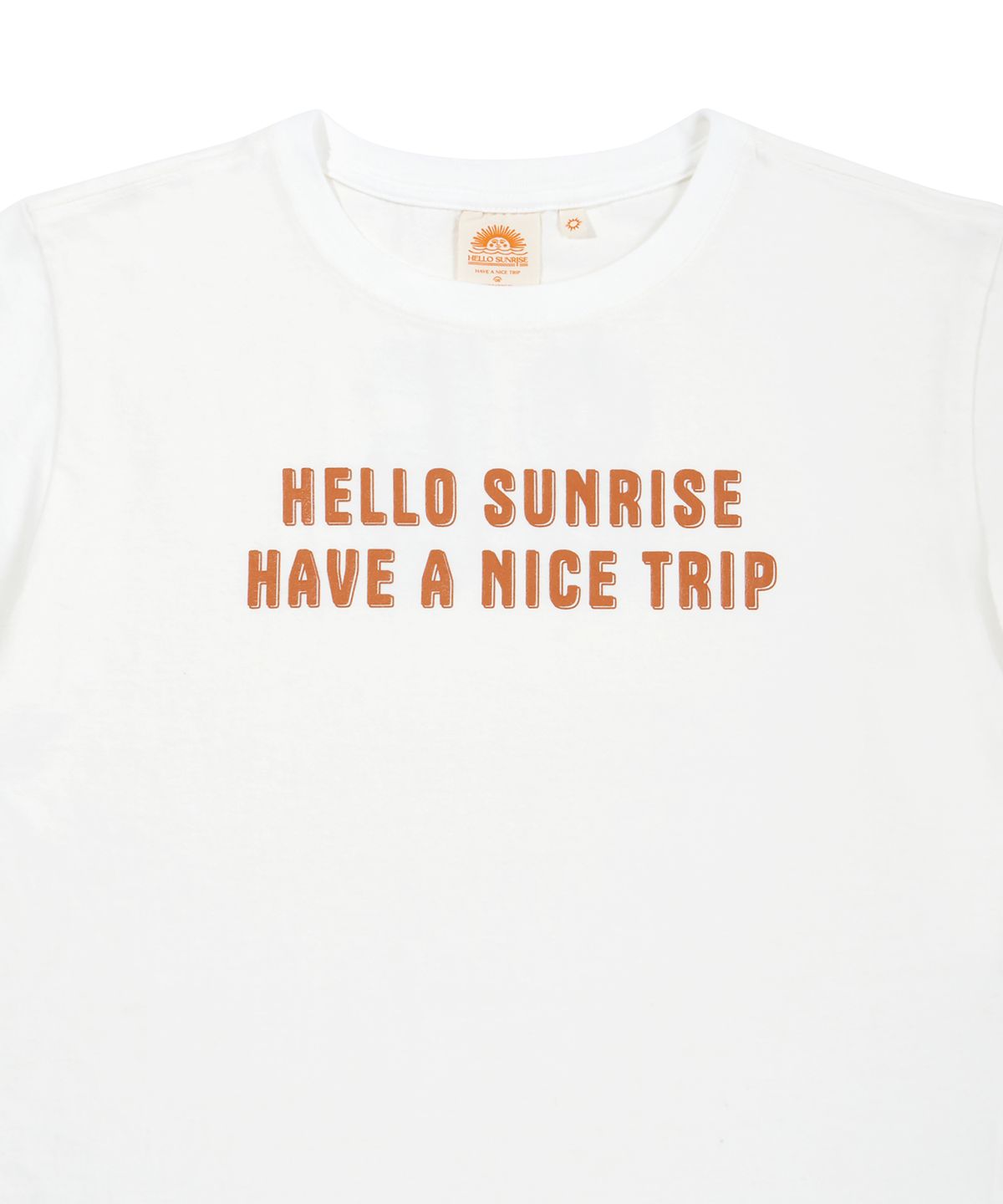 헬로 선라이즈(HELLO SUNRISE) HS VTG Typo Logo Tee(W)_White