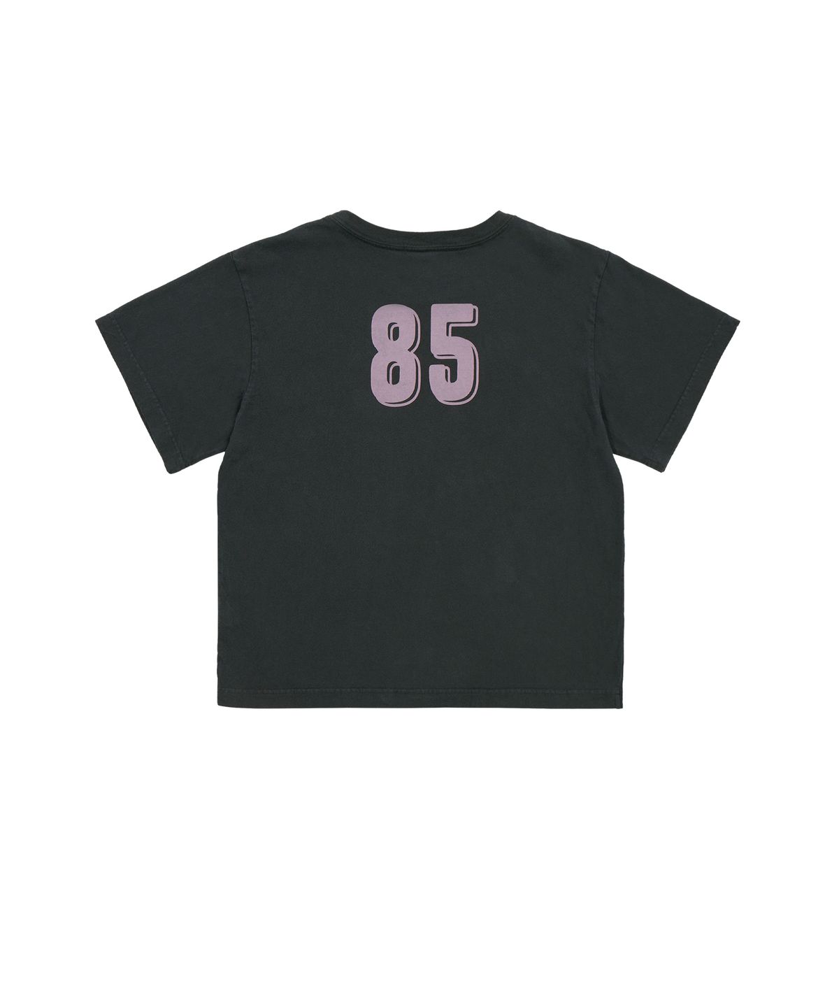 헬로 선라이즈(HELLO SUNRISE) HS P-dyed VTG Typo Logo Tee(W)_Charcoal