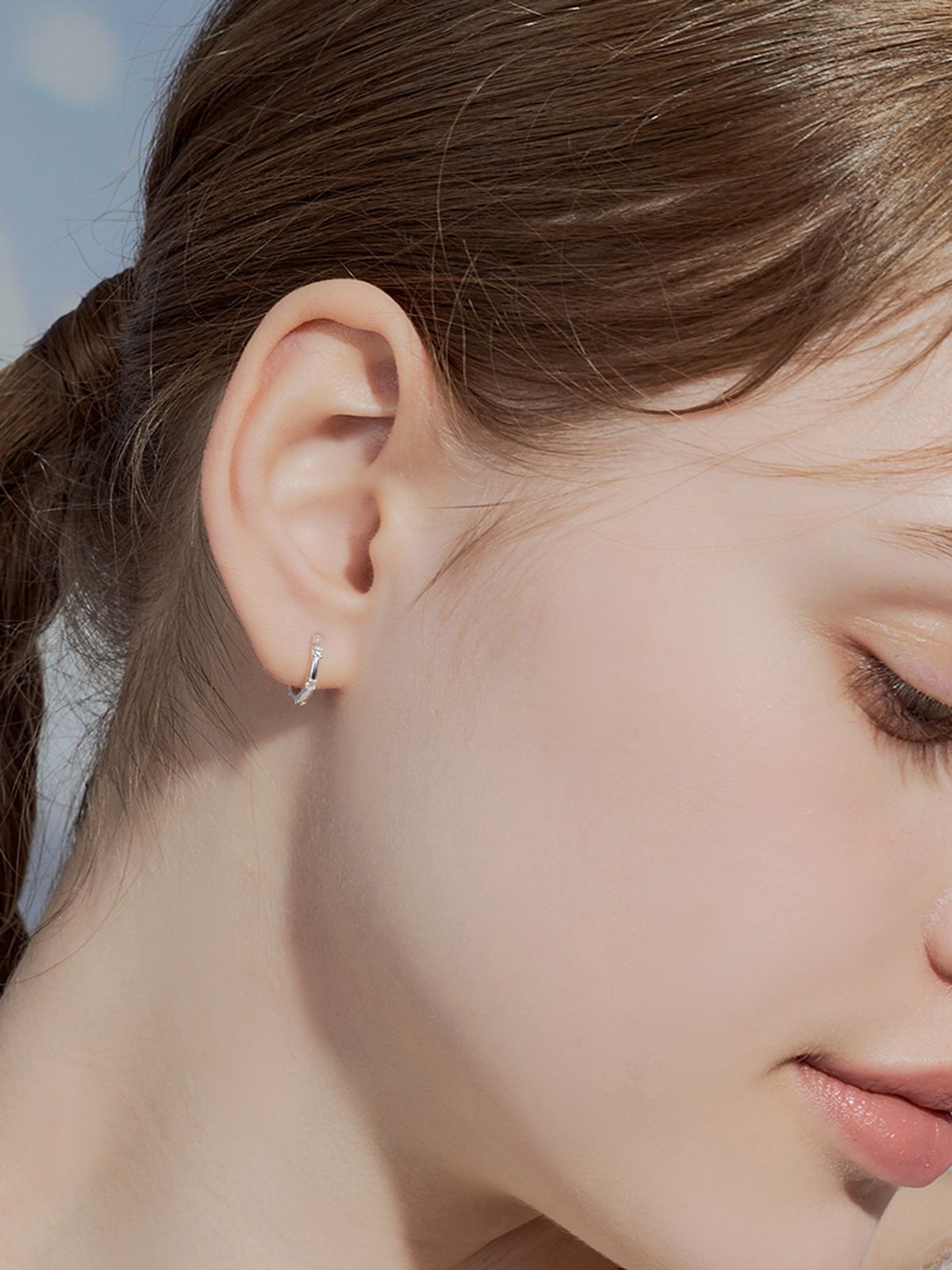 앵브록스(ENGBROX) [silver925] frosty cubic earring