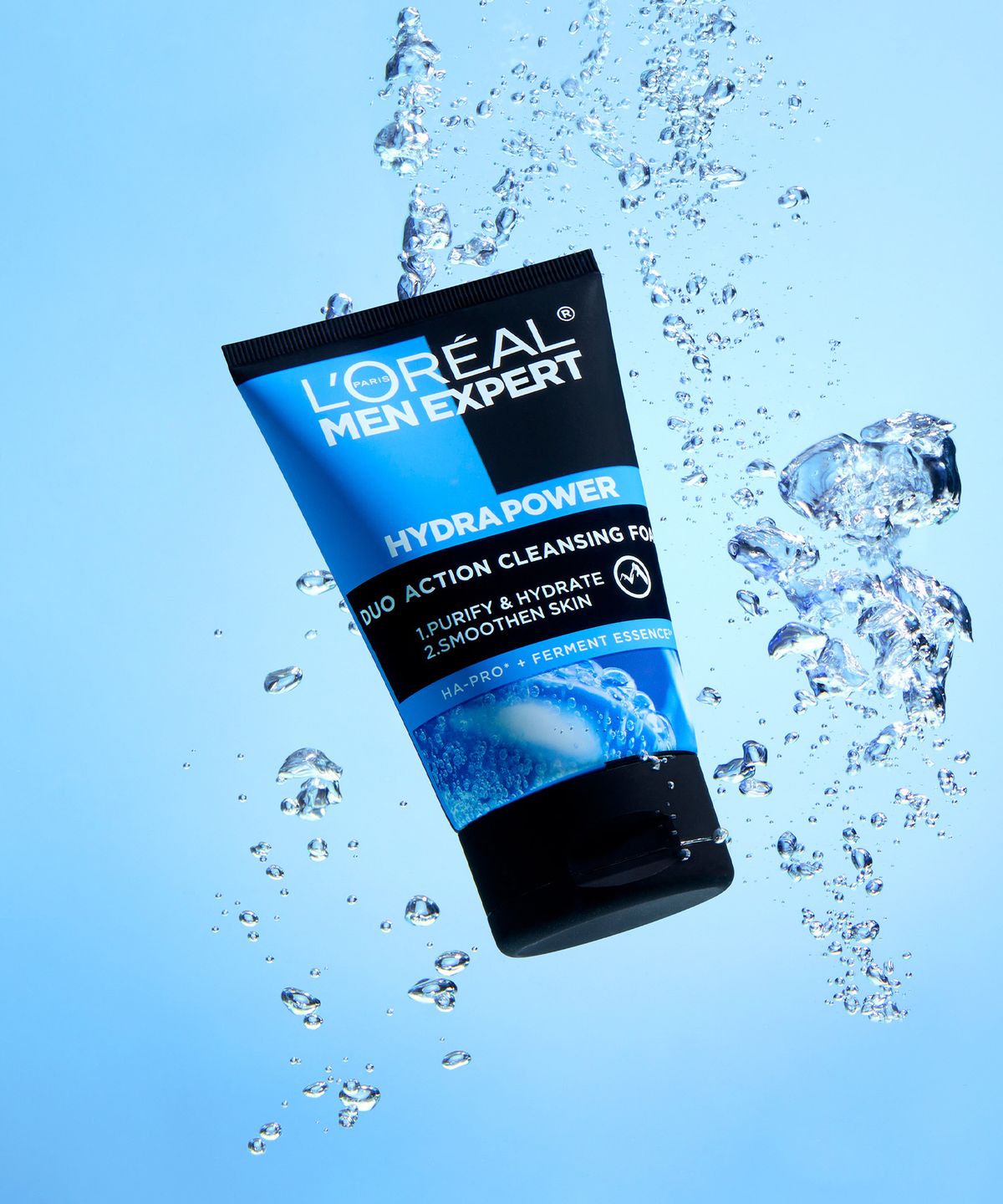 로레알파리(LOREALPARIS) 맨 이드라 파워 듀오 폼클렌저 100ml(+증정 듀오폼50ml+멀티액션 미니 22ml)