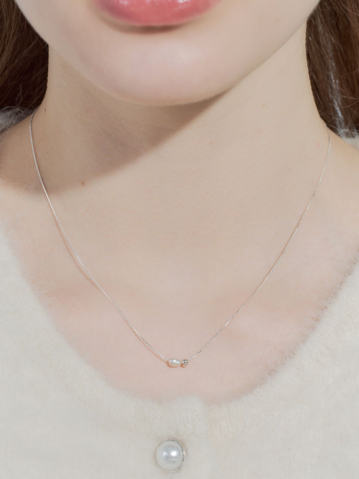 앵브록스(ENGBROX) [silver925] nostalgia pearl necklace