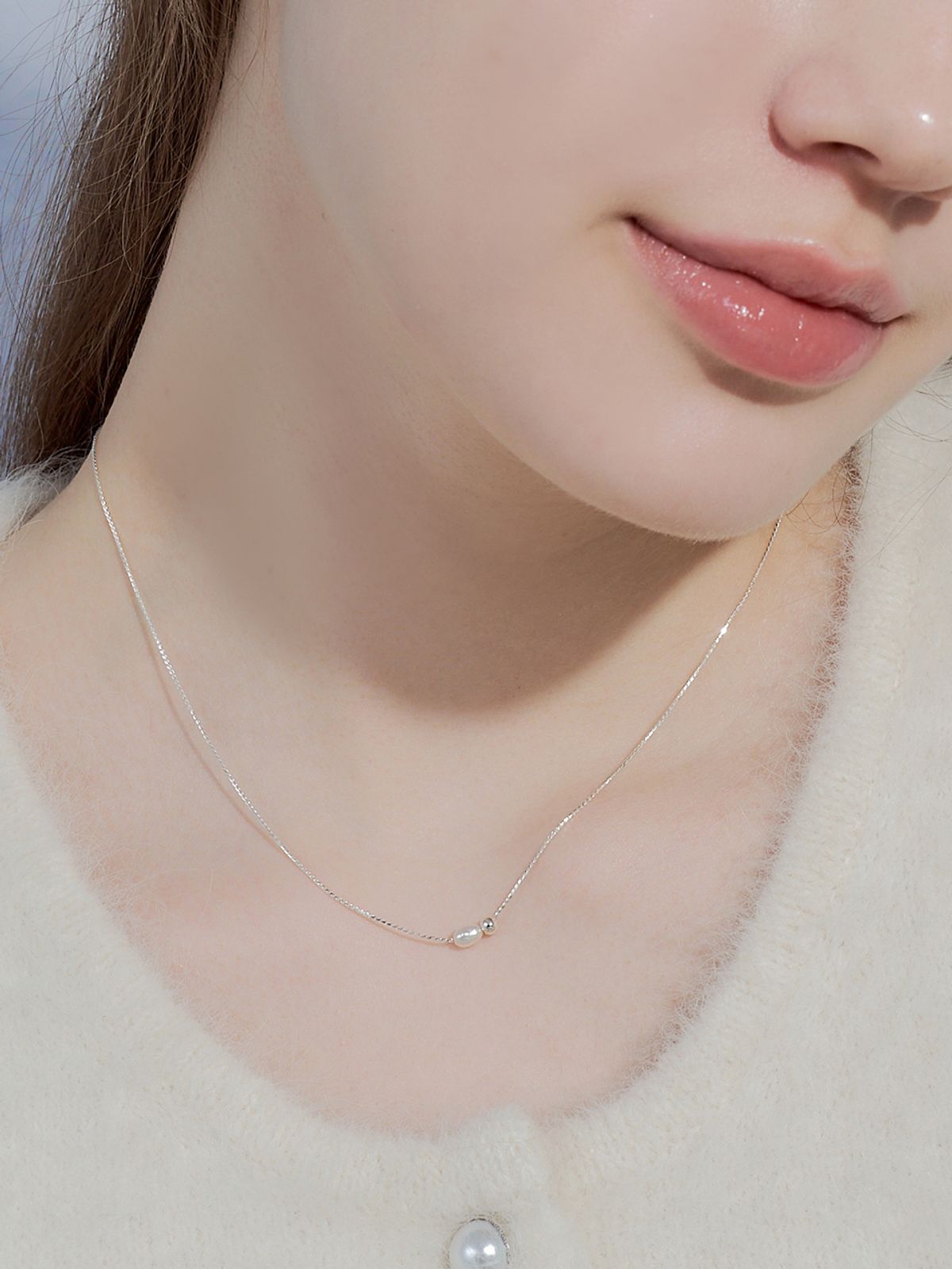앵브록스(ENGBROX) [silver925] nostalgia pearl necklace