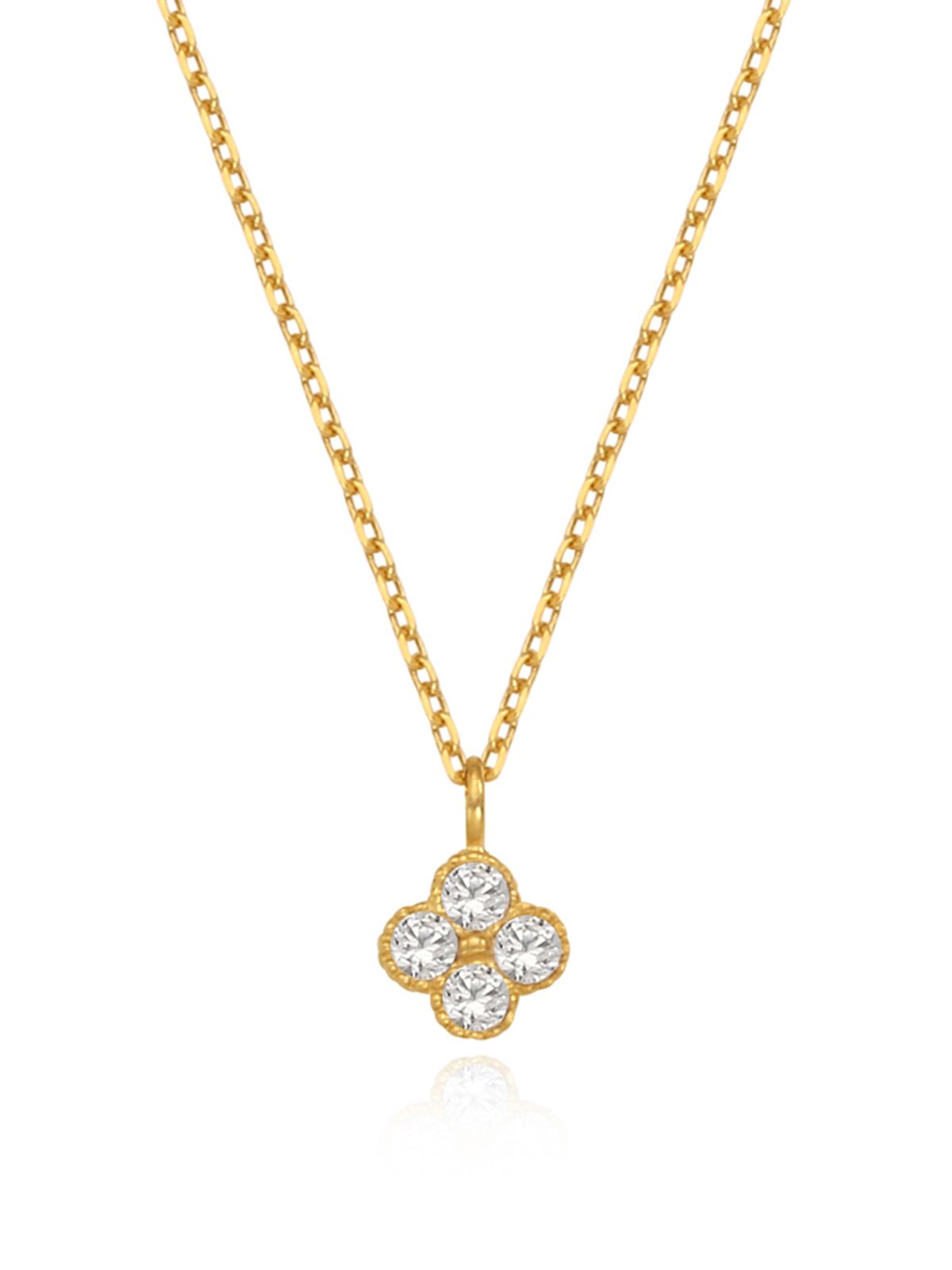 앵브록스(ENGBROX) [silver925] flory cubic necklace