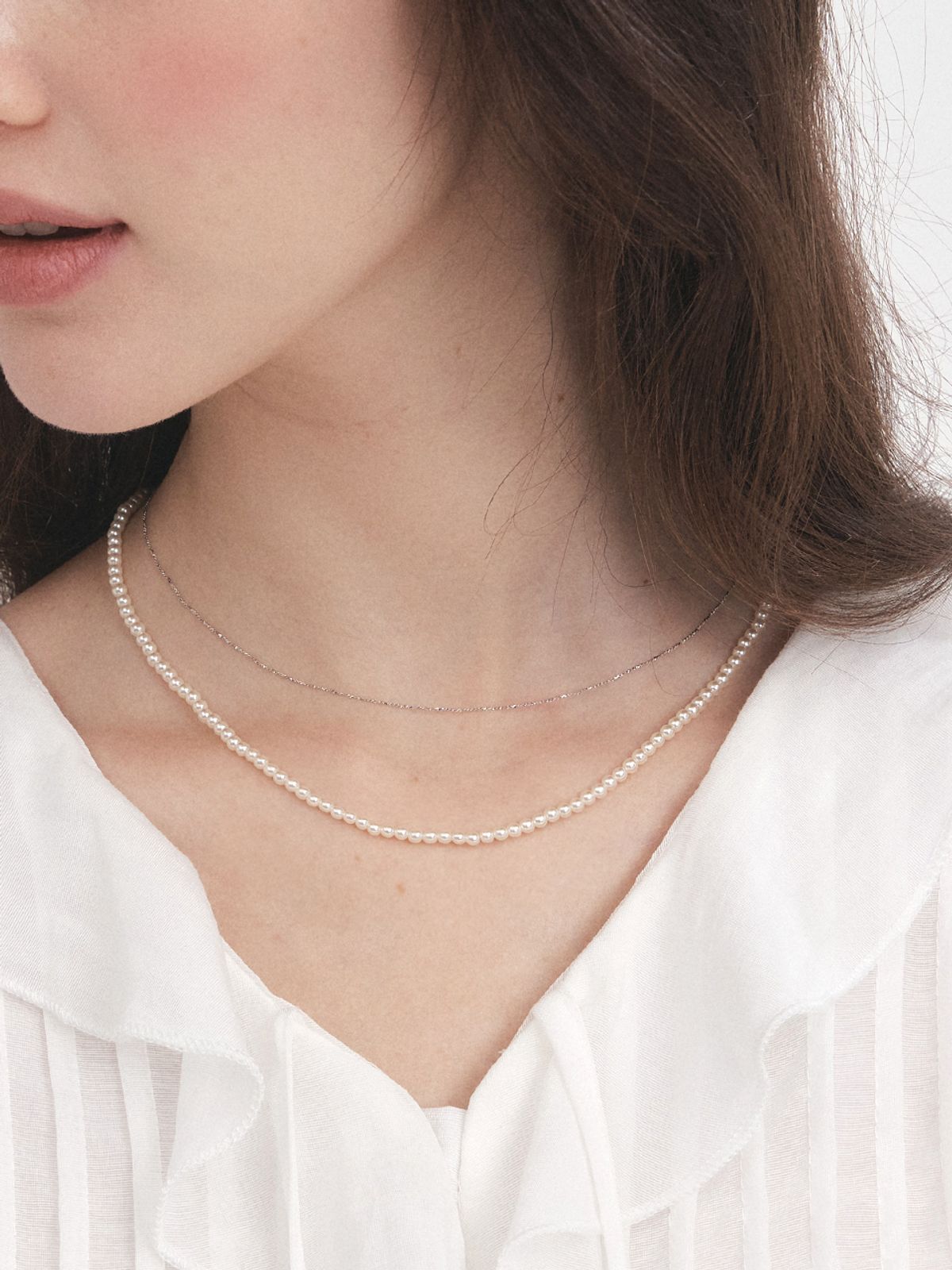 앵브록스(ENGBROX) gleam pearl necklace set