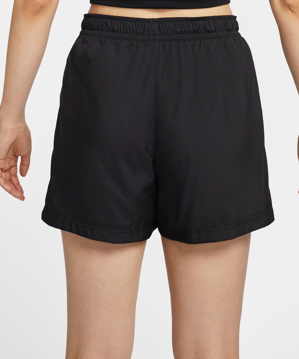 나이키(NIKE) 스포츠웨어 클래식 우븐 미드라이즈 쇼츠 W - 블랙:화이트 / FV7558-010