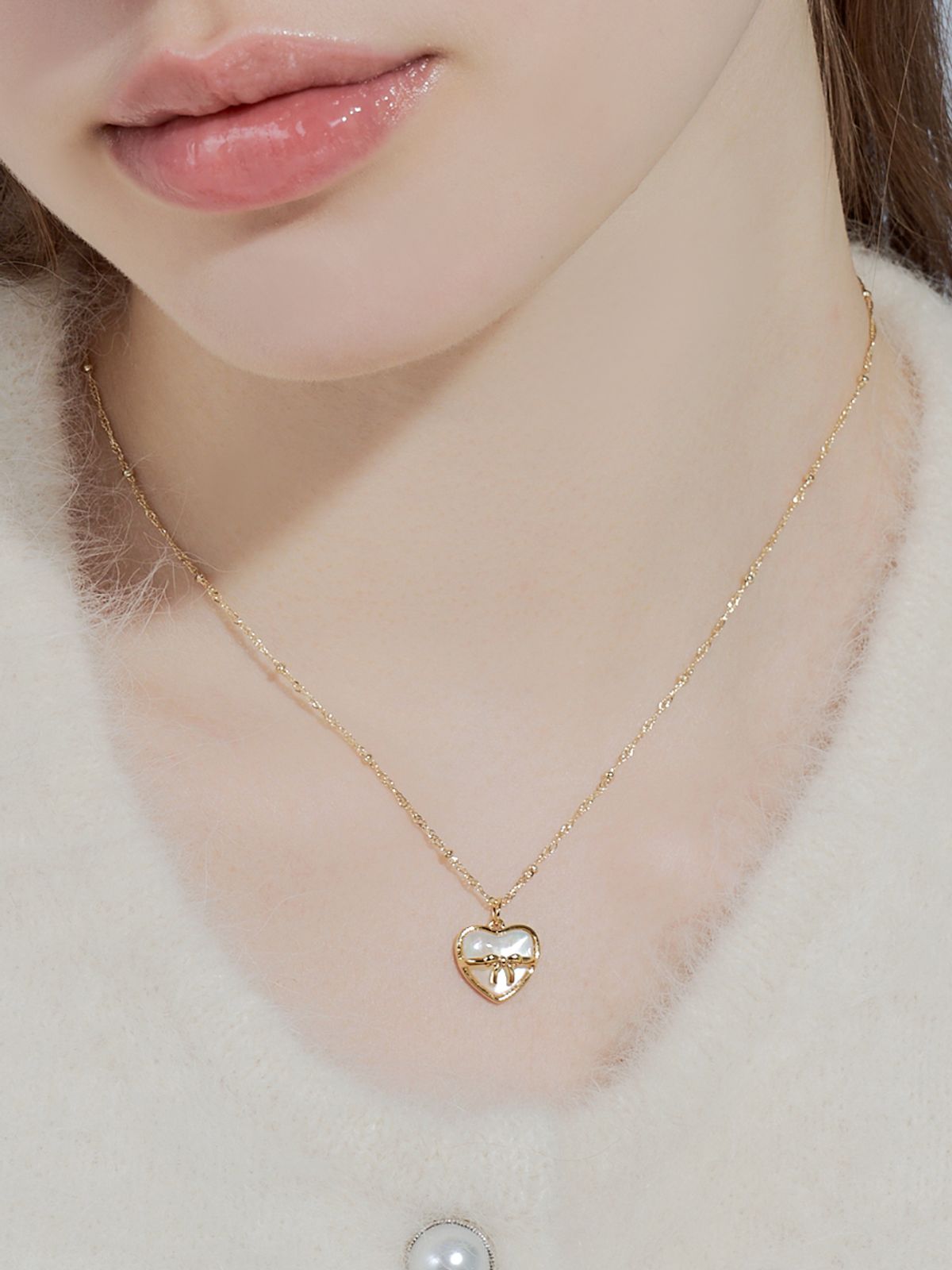 앵브록스(ENGBROX) holiday heart necklace
